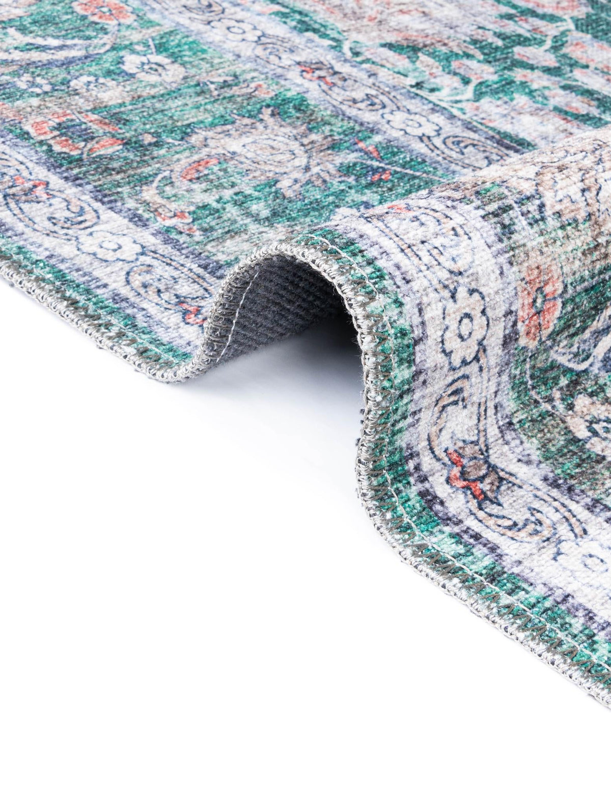 Yara Samarth Emerald Green & Beige Area Rug | Unique Loom high-resolution supplier additional photo 3211799_image_1035.jpg