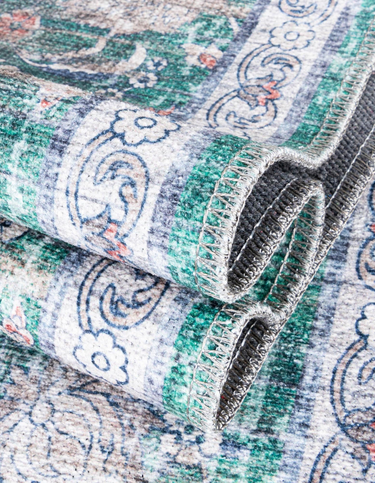 Yara Samarth Emerald Green & Beige Area Rug | Unique Loom high-resolution supplier additional photo 3211799_image_1038.jpg