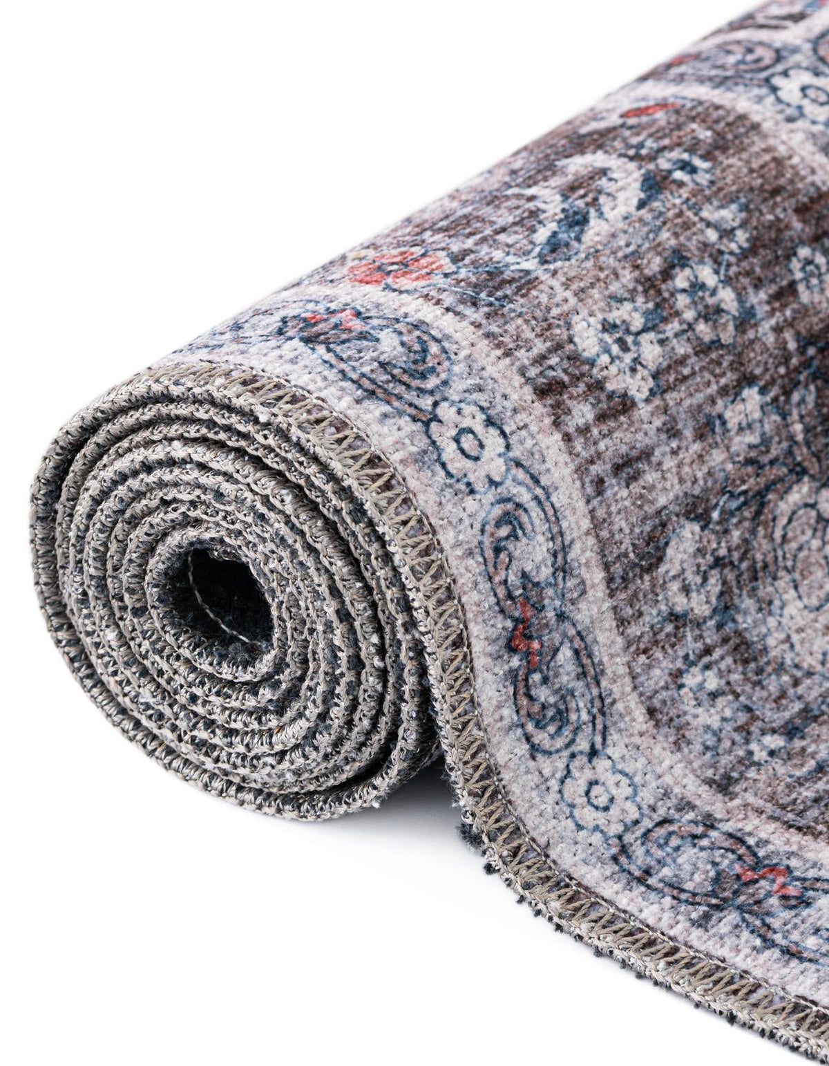 Yara Samarth Pecan Brown & Beige Area Rug | Unique Loom high-resolution supplier additional photo 3211825_image_1037.jpg