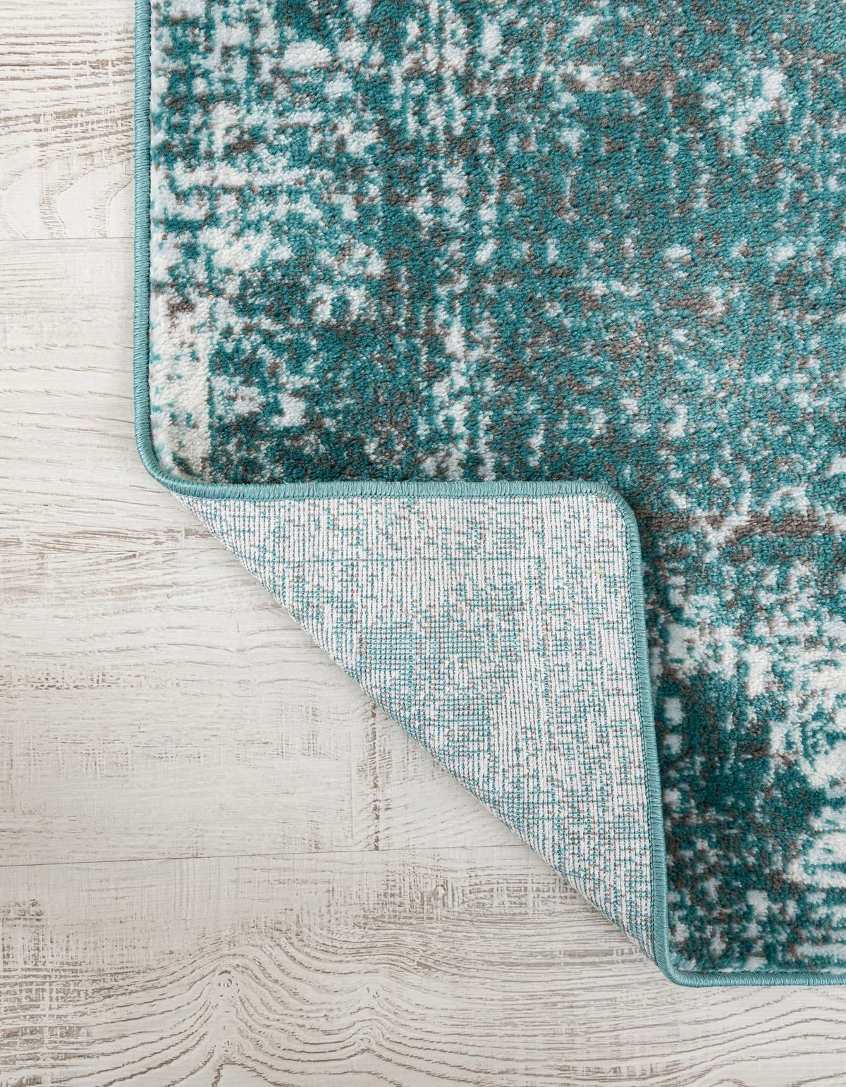 Sofia Casino Turquoise & Ivory Area Rug | manufacturer source supplemental photo 3214621_detail_4_backing.jpg