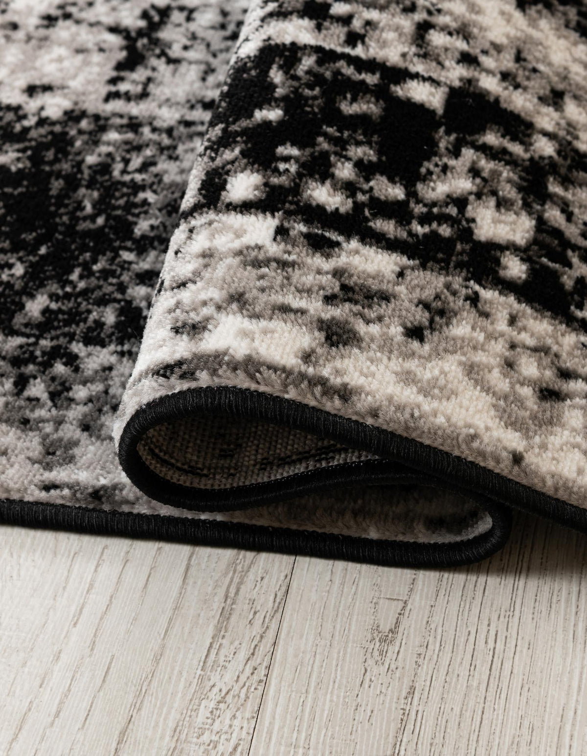 Sofia Salle Garnier Black & Ivory Area Rug | manufacturer source supplemental photo 3214654_detail_2_pile.jpg