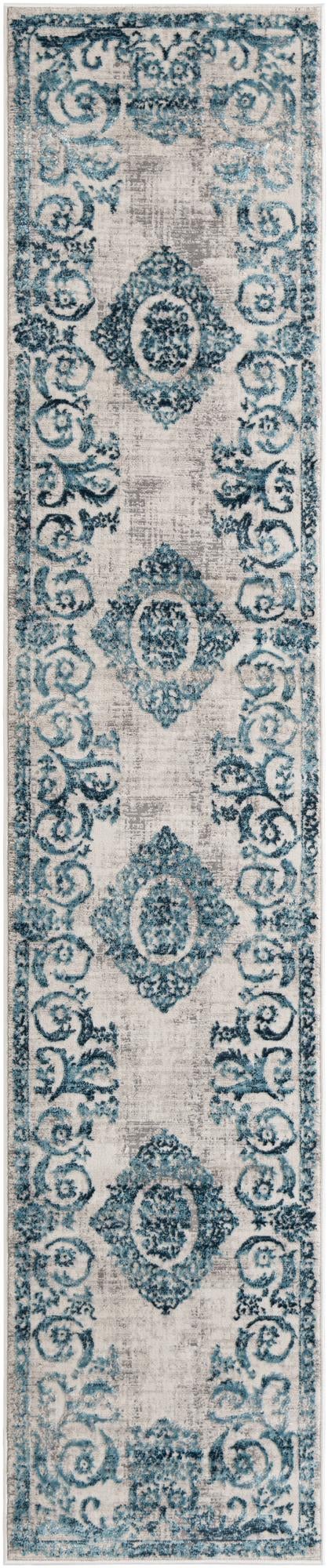 Finsbury Diana Ivory & Blue/Gray Area Rug | Verified same-design supplier original image 14