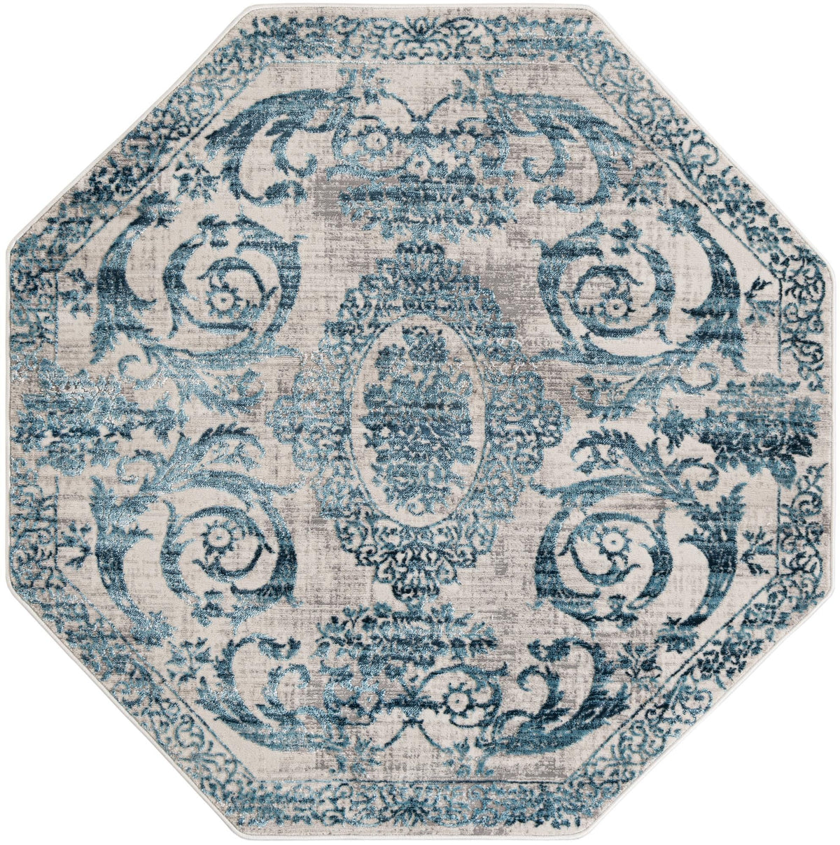 Finsbury Diana Ivory & Blue/Gray Area Rug | Verified same-design supplier original image 3