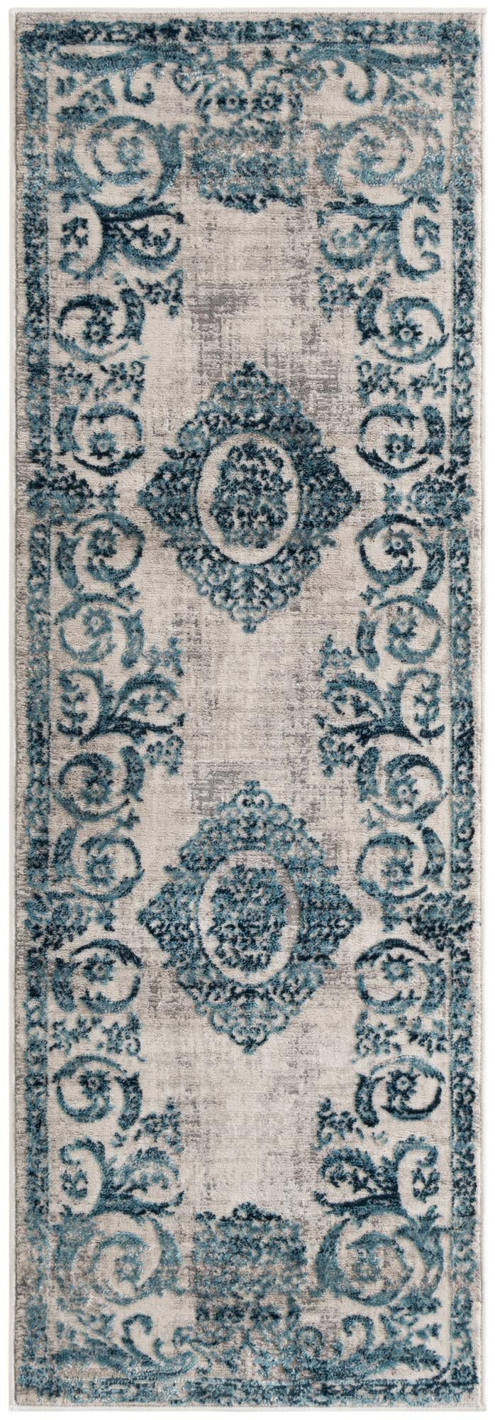 Finsbury Diana Ivory & Blue/Gray Area Rug | Verified same-design supplier original image 15