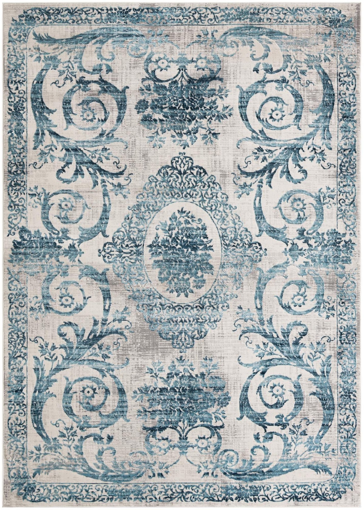 Finsbury Diana Ivory & Blue/Gray Area Rug | Verified same-design supplier original image 13