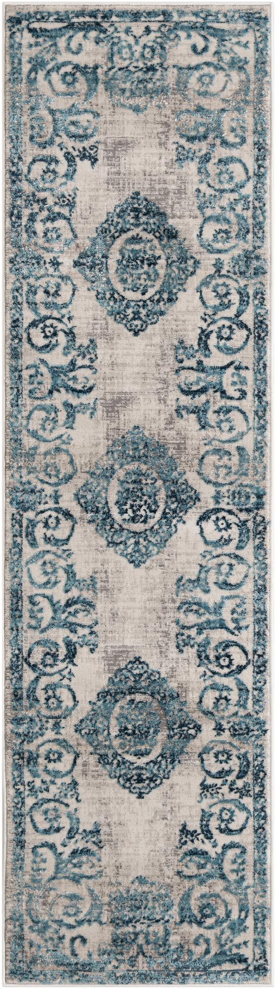 Finsbury Diana Ivory & Blue/Gray Area Rug | Verified same-design supplier original image 16