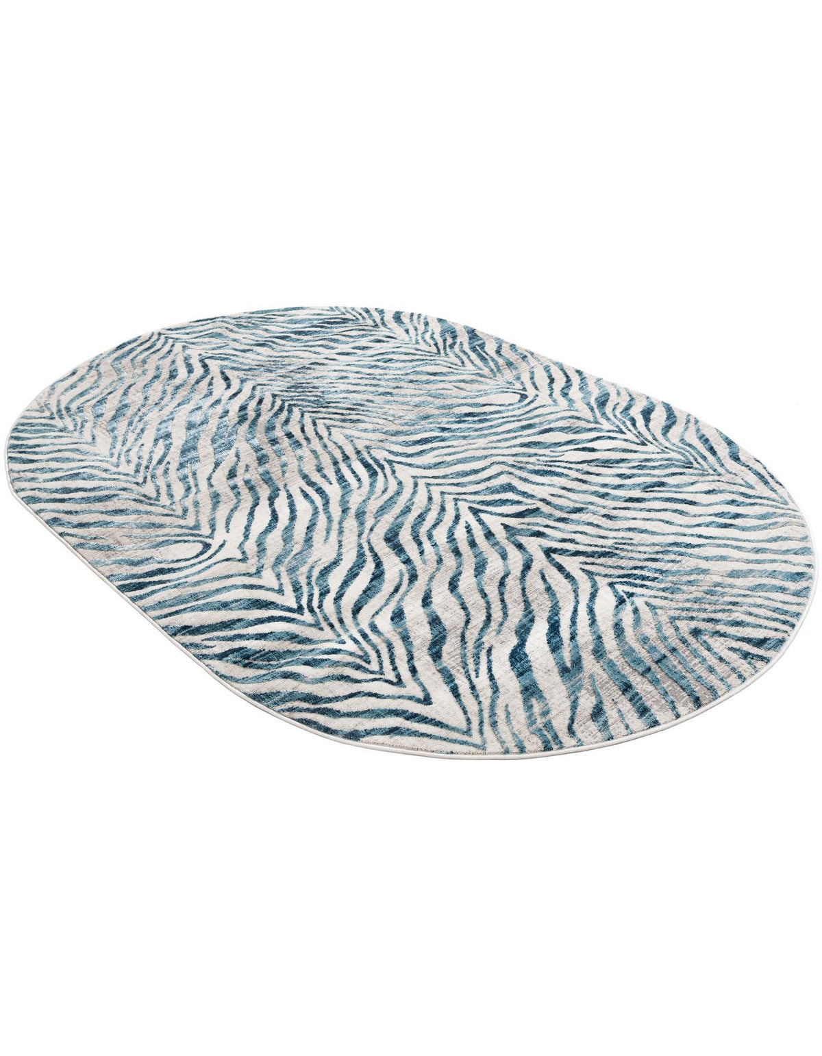 Finsbury Meghan Blue & Ivory Area Rug | Original same-design same-color lifestyle, different shape permitted