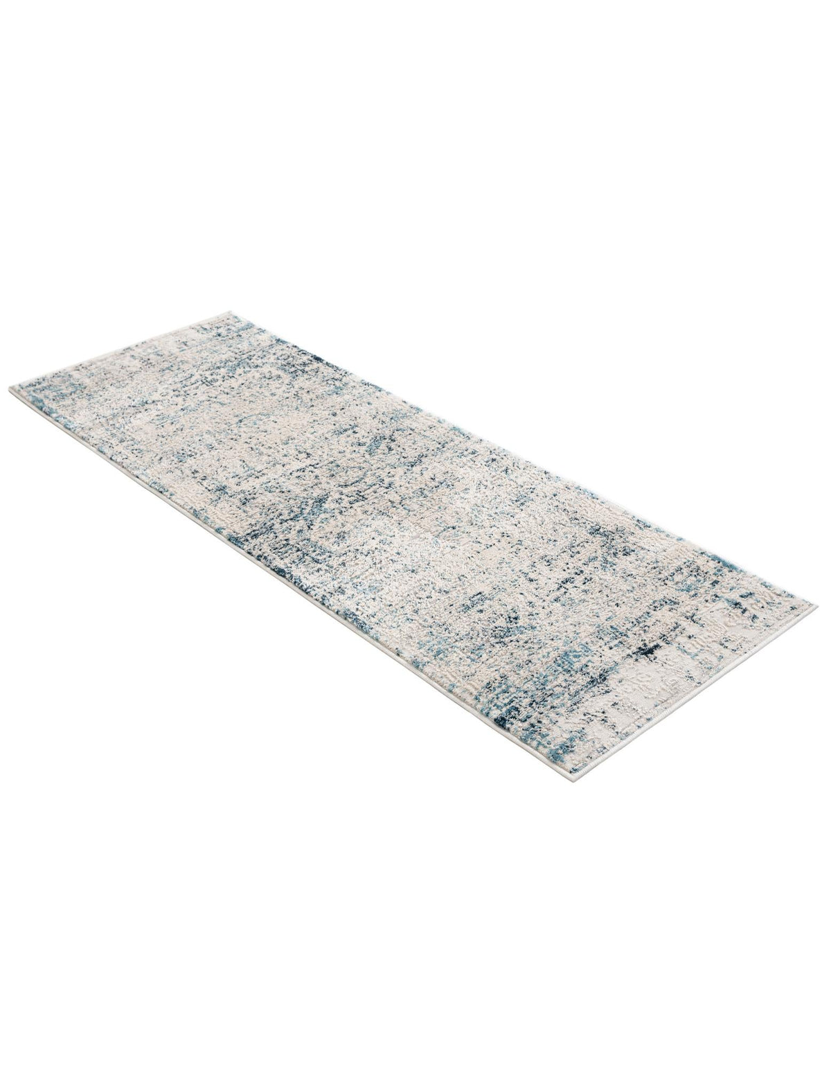Finsbury Ivory & Blue/Gray Area Rug: manufacturer original alternate detail, shape, or backing