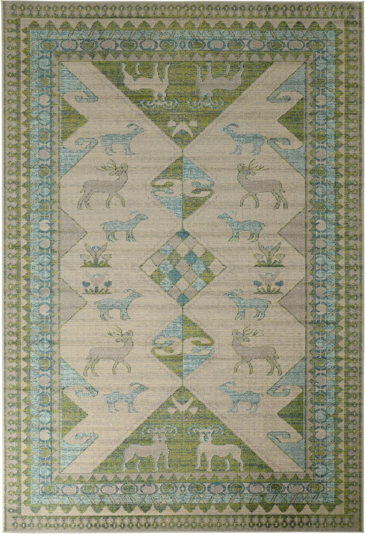 Sedona Cuyahoga Green & Gray Area Rug | Original supplier photo 5