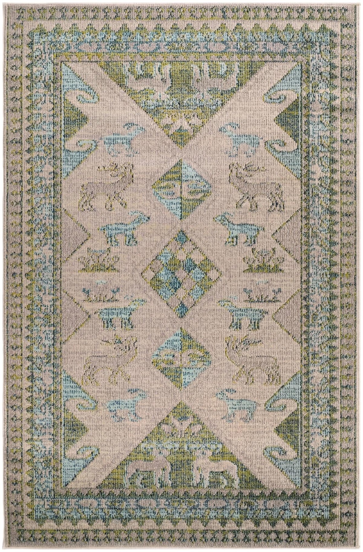 Sedona Cuyahoga Green & Gray Area Rug | Original supplier photo 18
