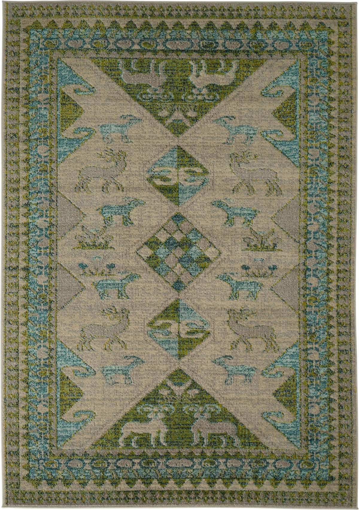 Sedona Cuyahoga Green & Gray Area Rug | Original supplier photo 13