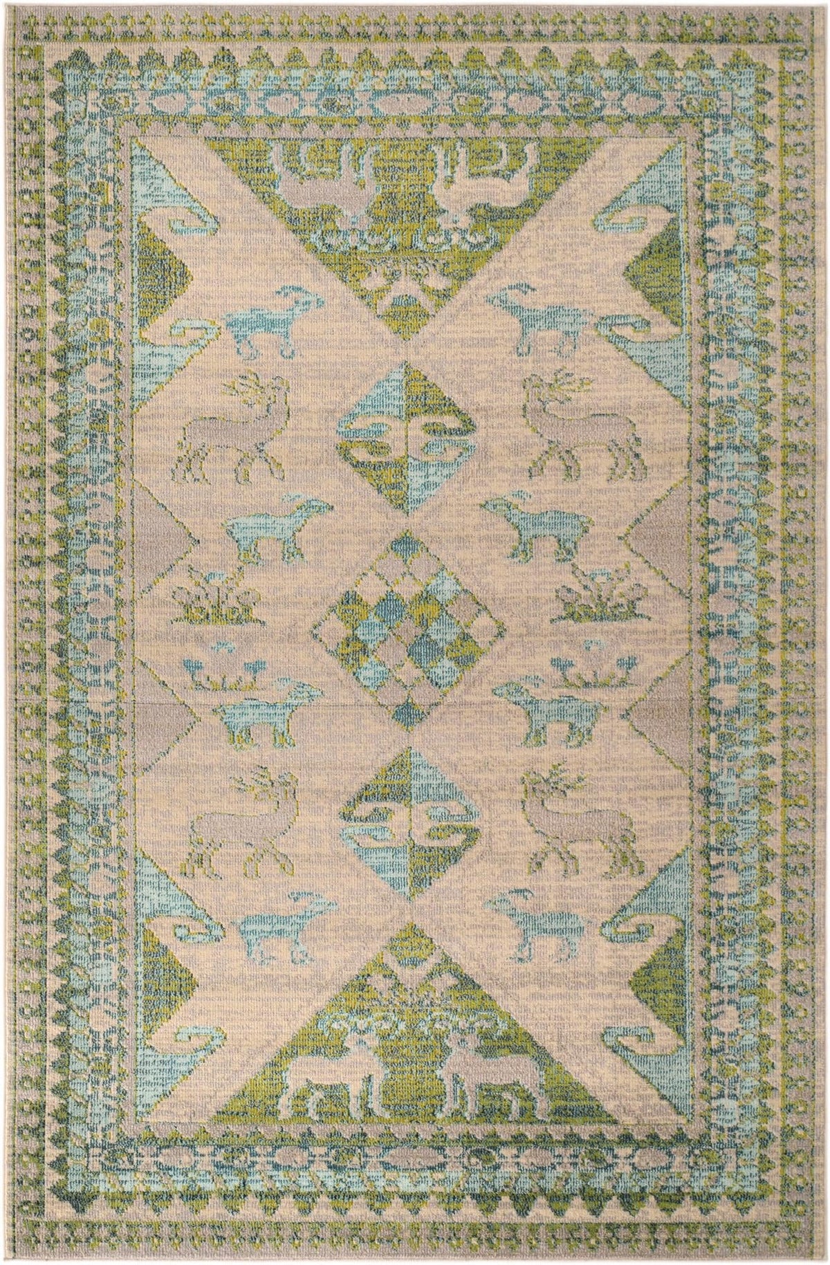 Sedona Cuyahoga Green & Gray Area Rug | Original supplier photo 11