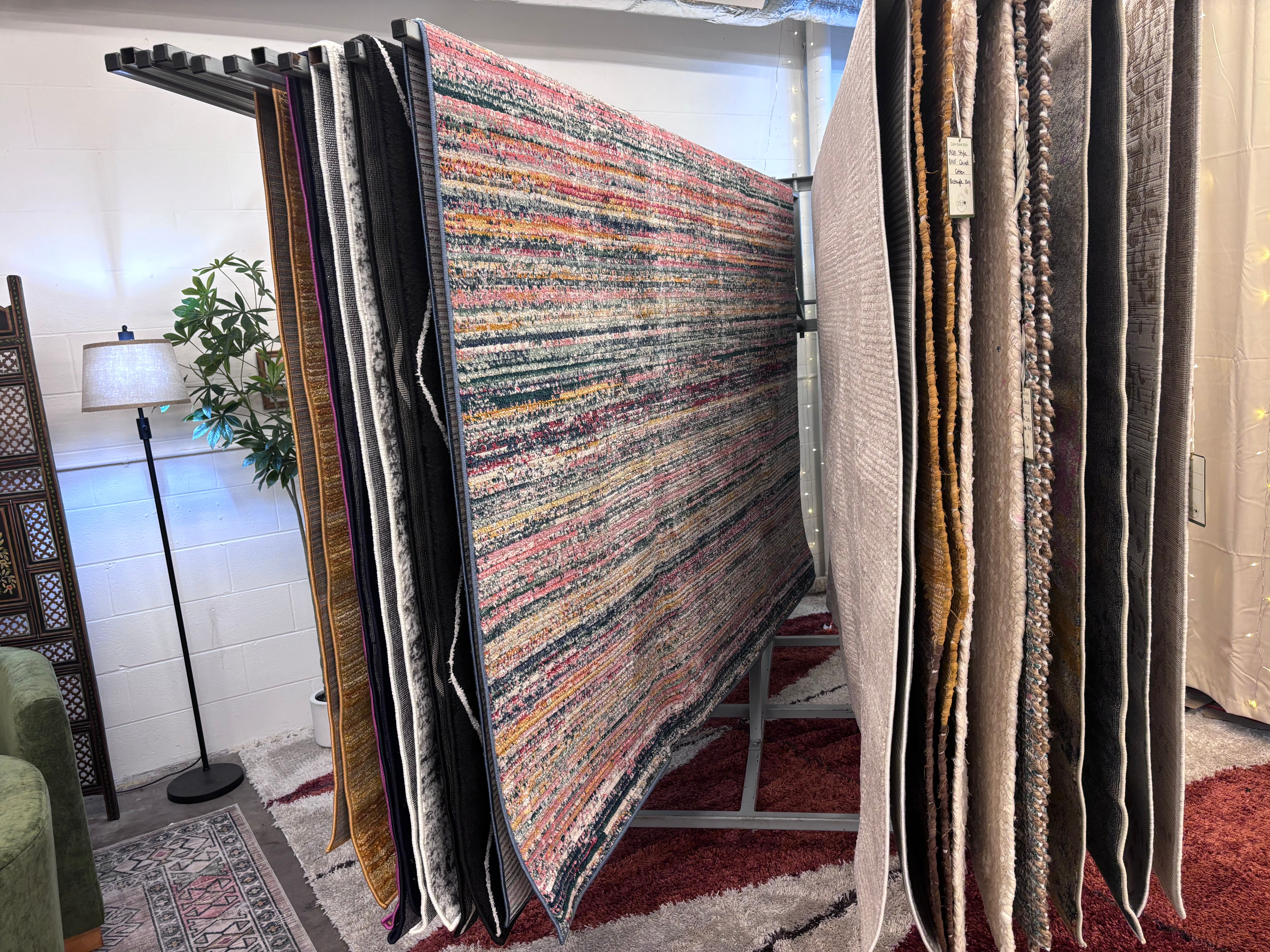 Rianbow 7'10x10' Gemstone Rectangle Rug