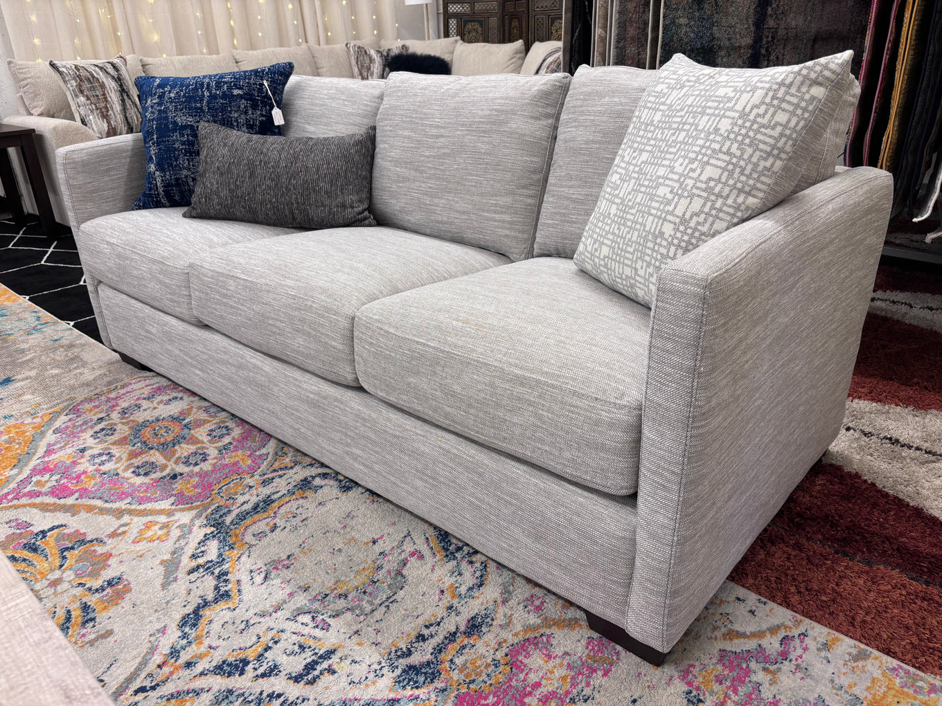 Cinder Grey Blaire Sleeper Sofa - Reclaimed Elegance