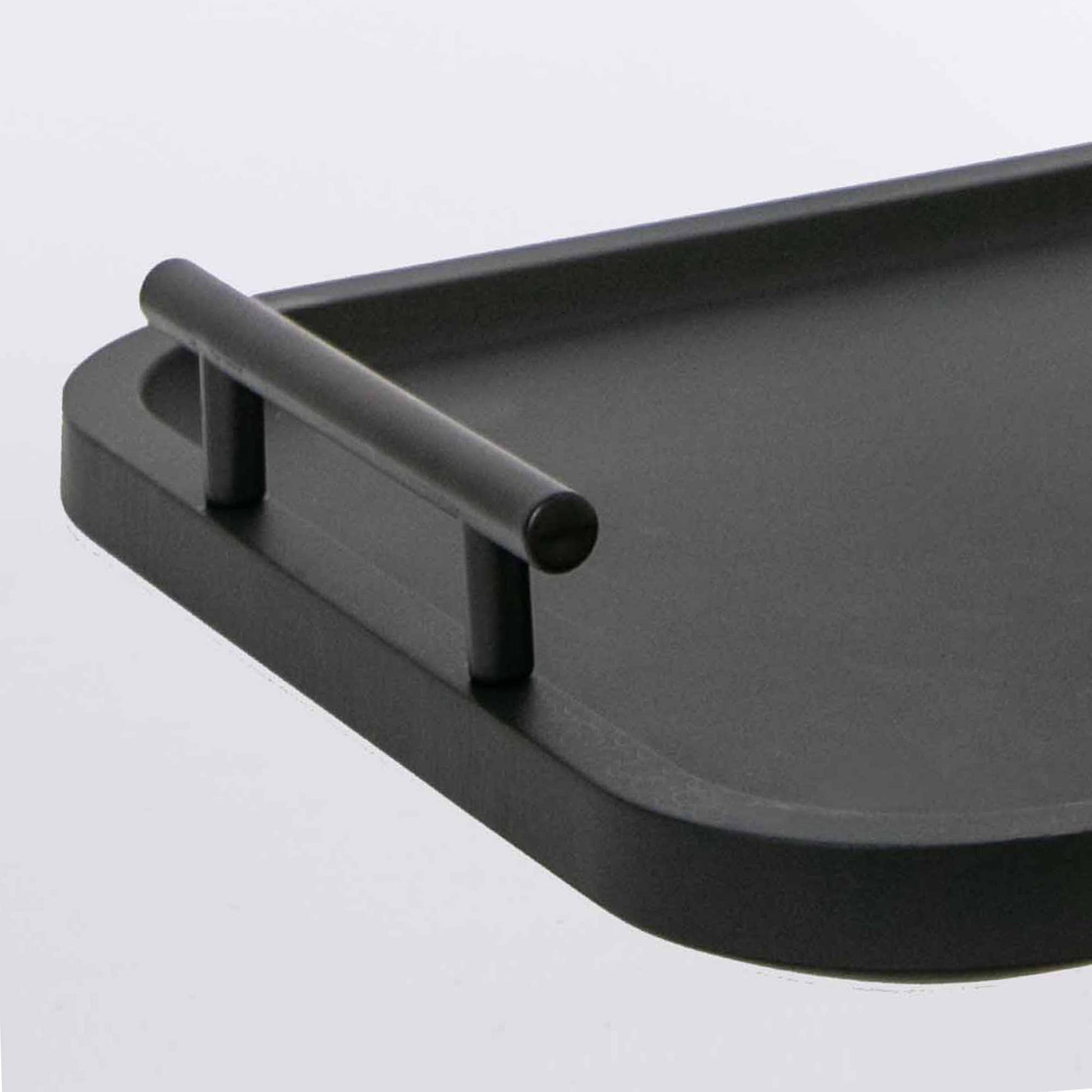 Black Modern Serving and Display Tray - Reclaimed Elegance