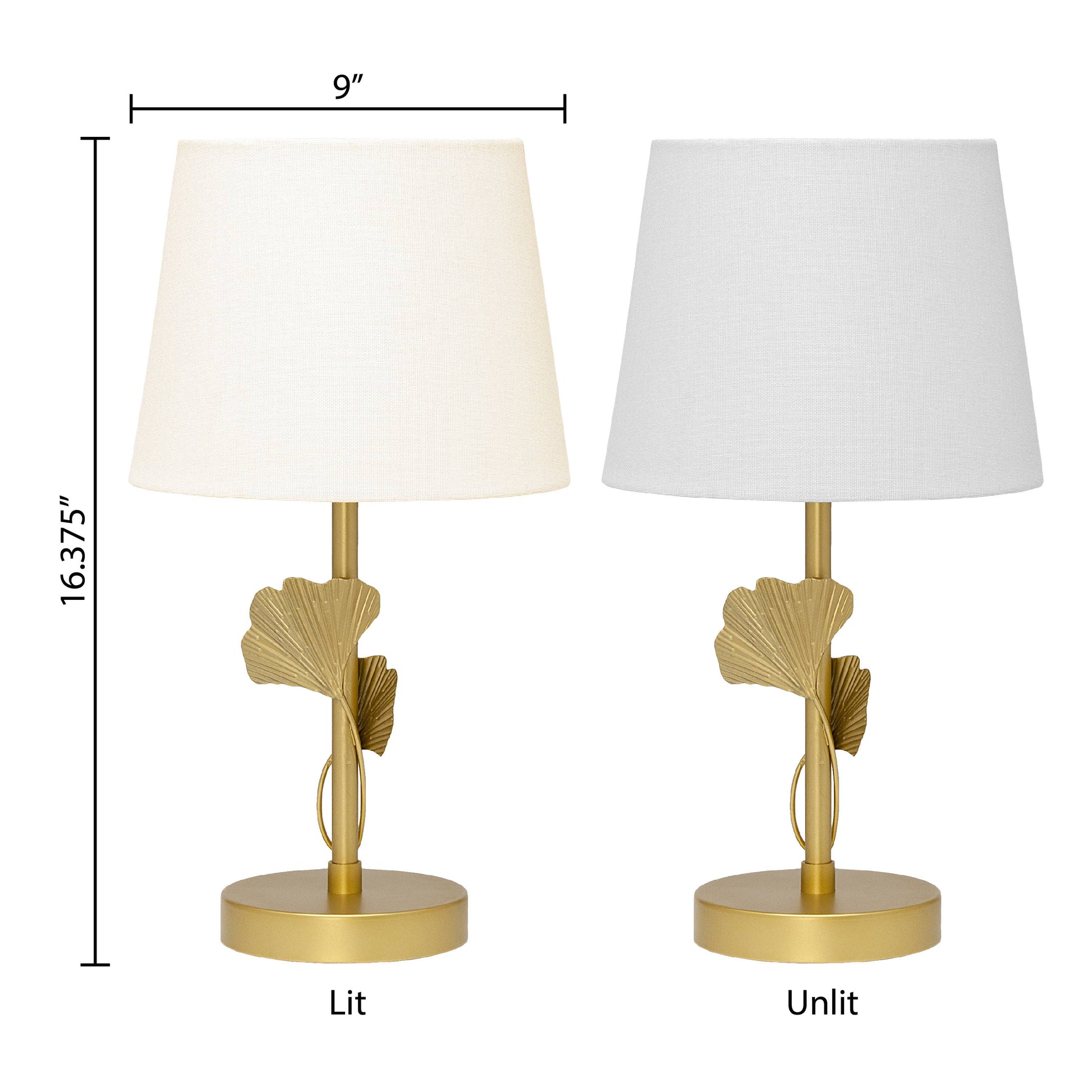 Gold Arella Table Lamp - Reclaimed Elegance