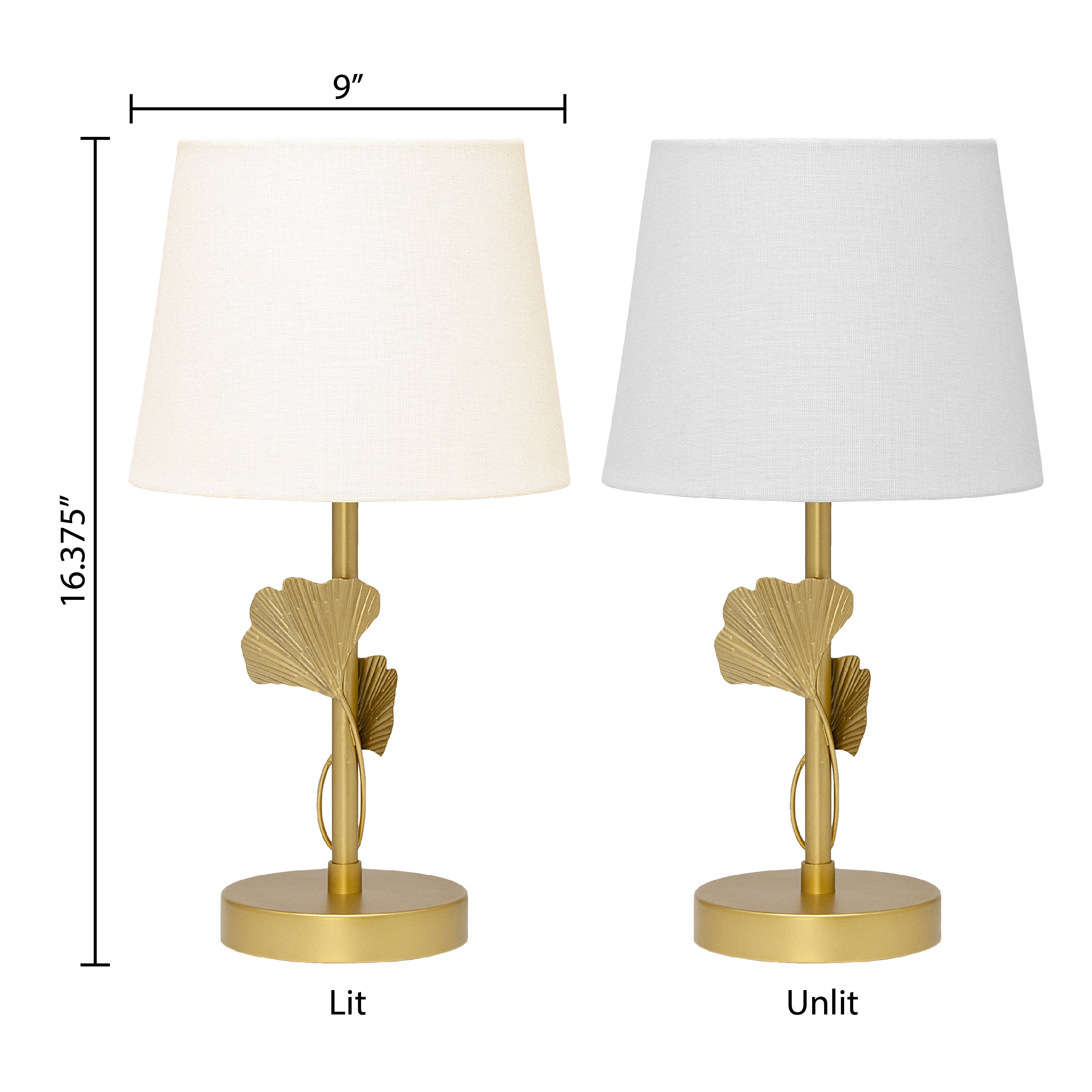 Gold Arella Table Lamp - Reclaimed Elegance