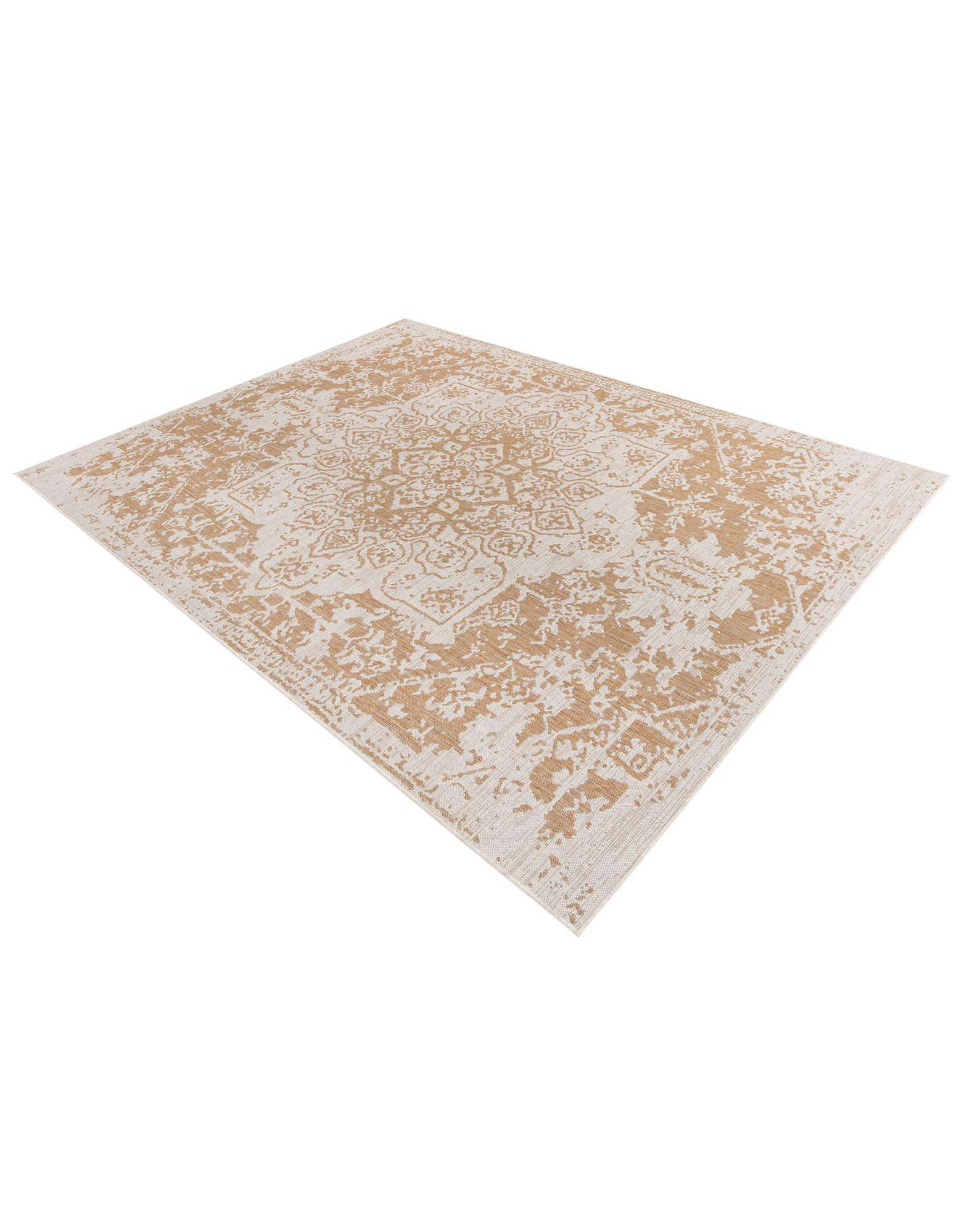 Beige 7'10x10' Jill Zarin Outdoor Rectangle Rug - Reclaimed Elegance