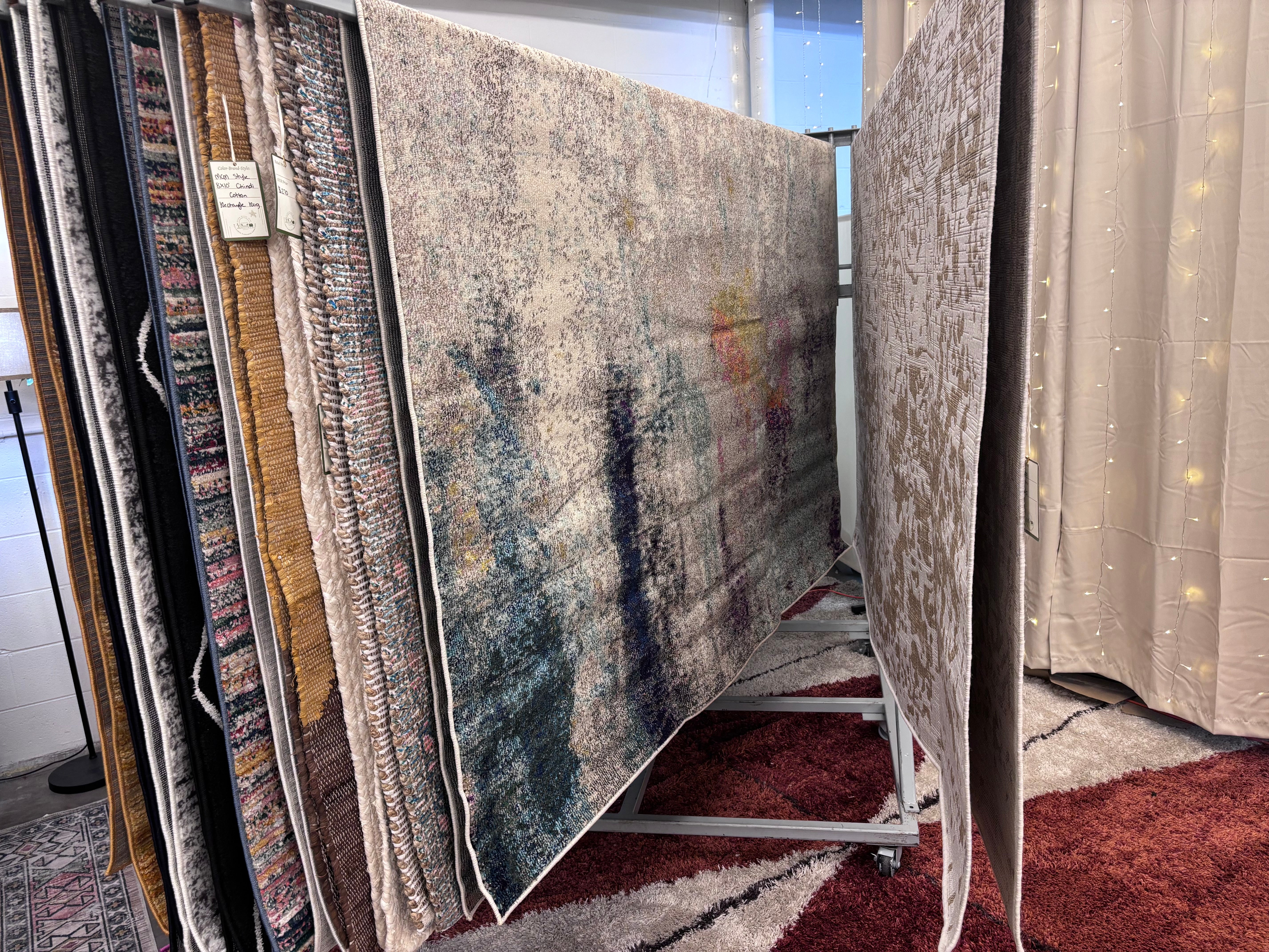 Colorful 7'10x10' Chromatic Rectangle Rug