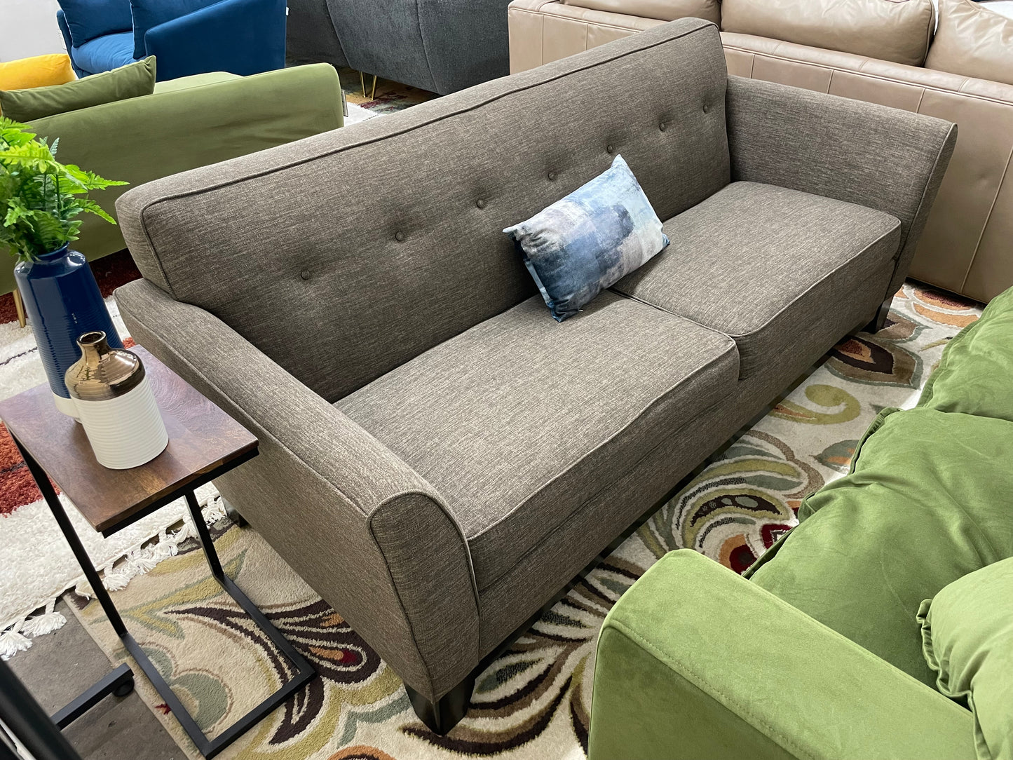 Cholocate Haverty’s MCM Sofa