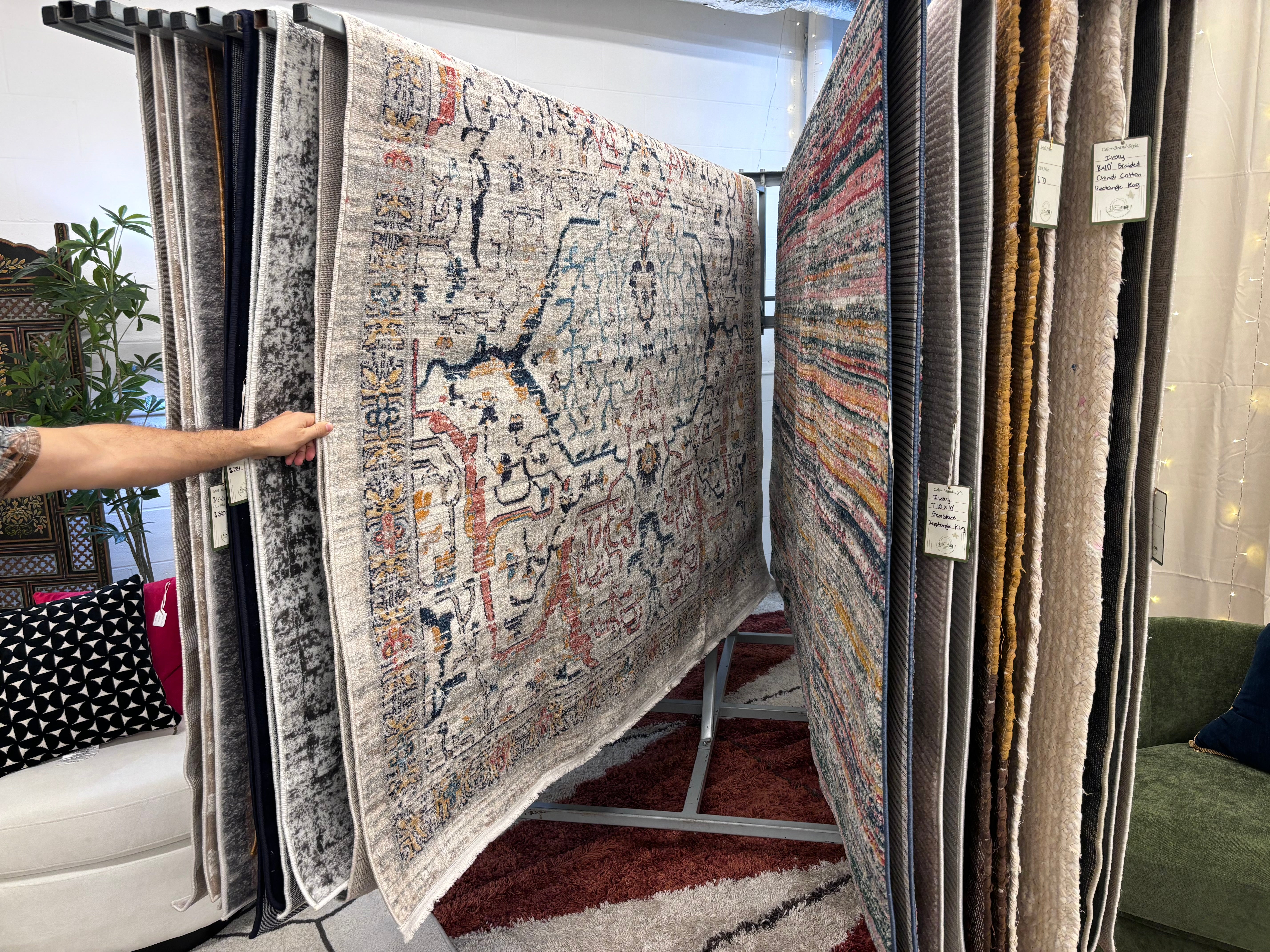 Ivory 7'10x10' Lola Rectangle Rug