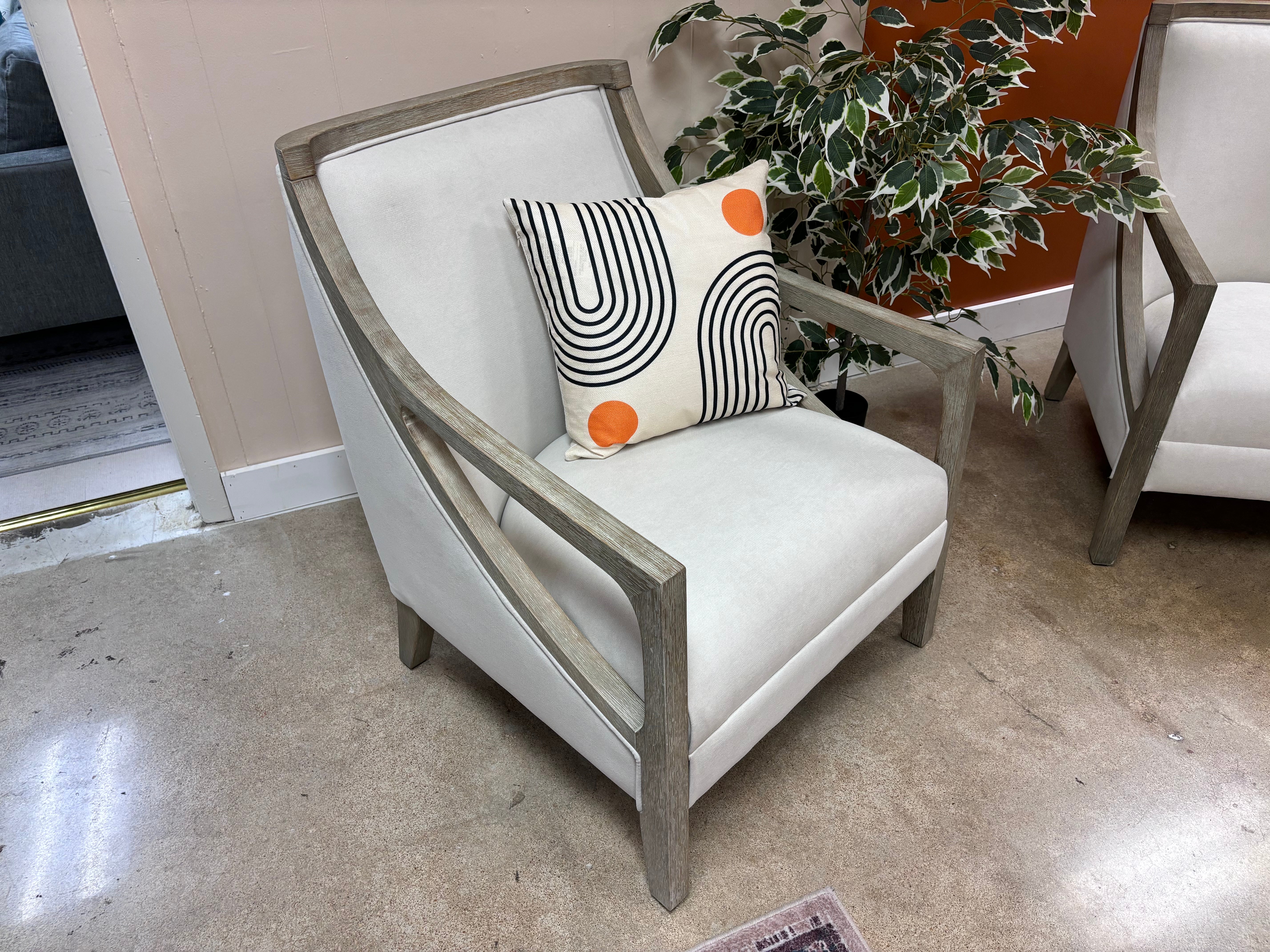 Cool Cream Hopkins Armchair