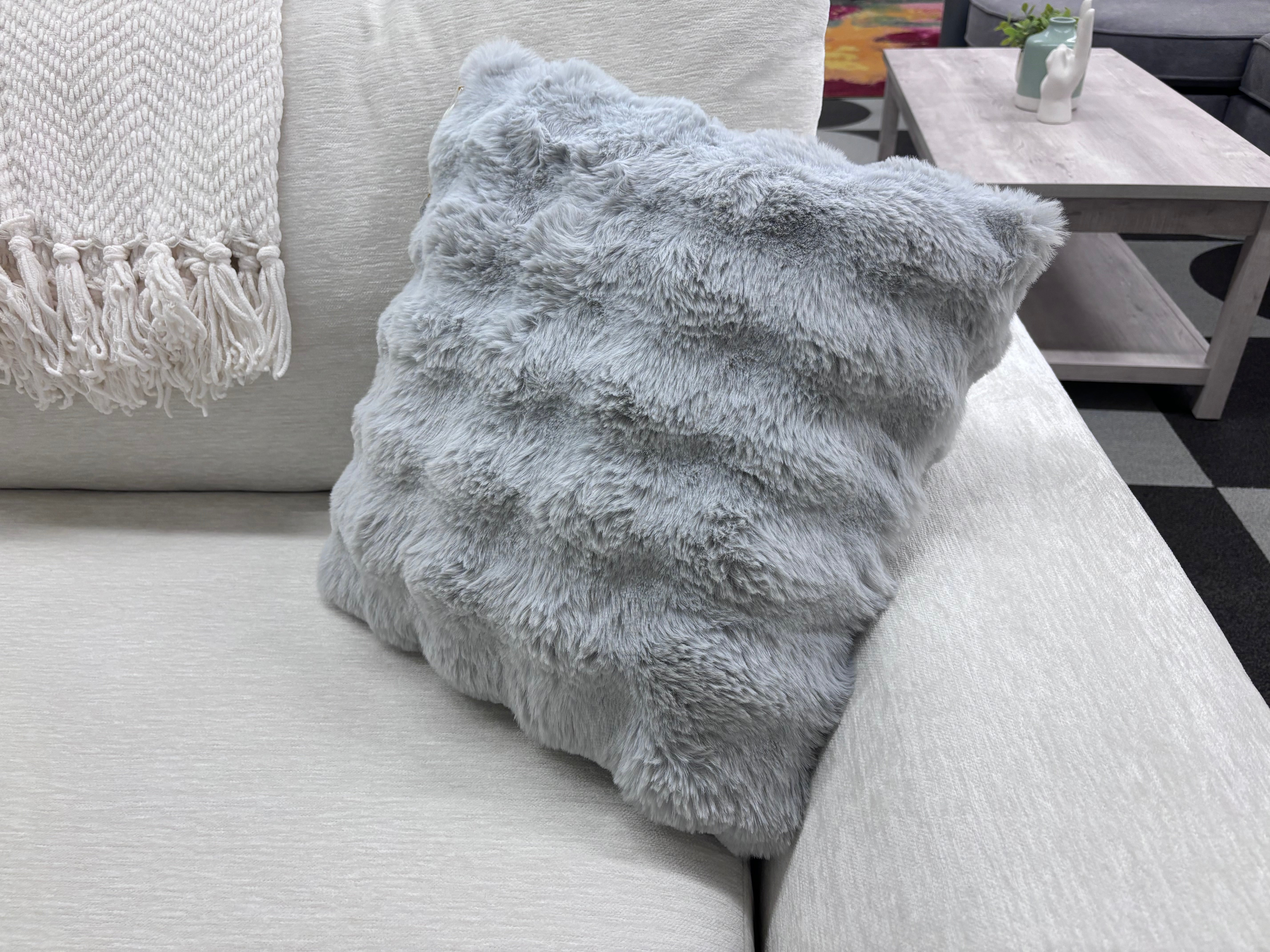 Fluffy Waffle Pattern Pillow - Reclaimed Elegance