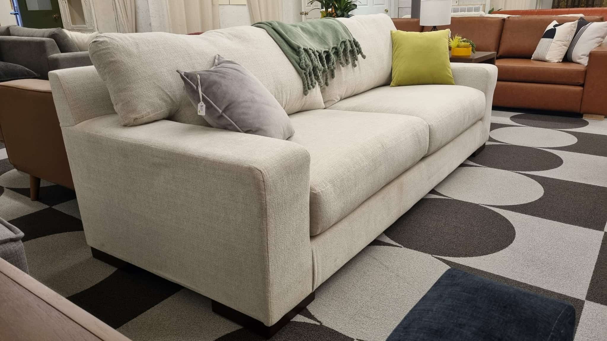 Cream Ashley Furniture Maggie Sofa