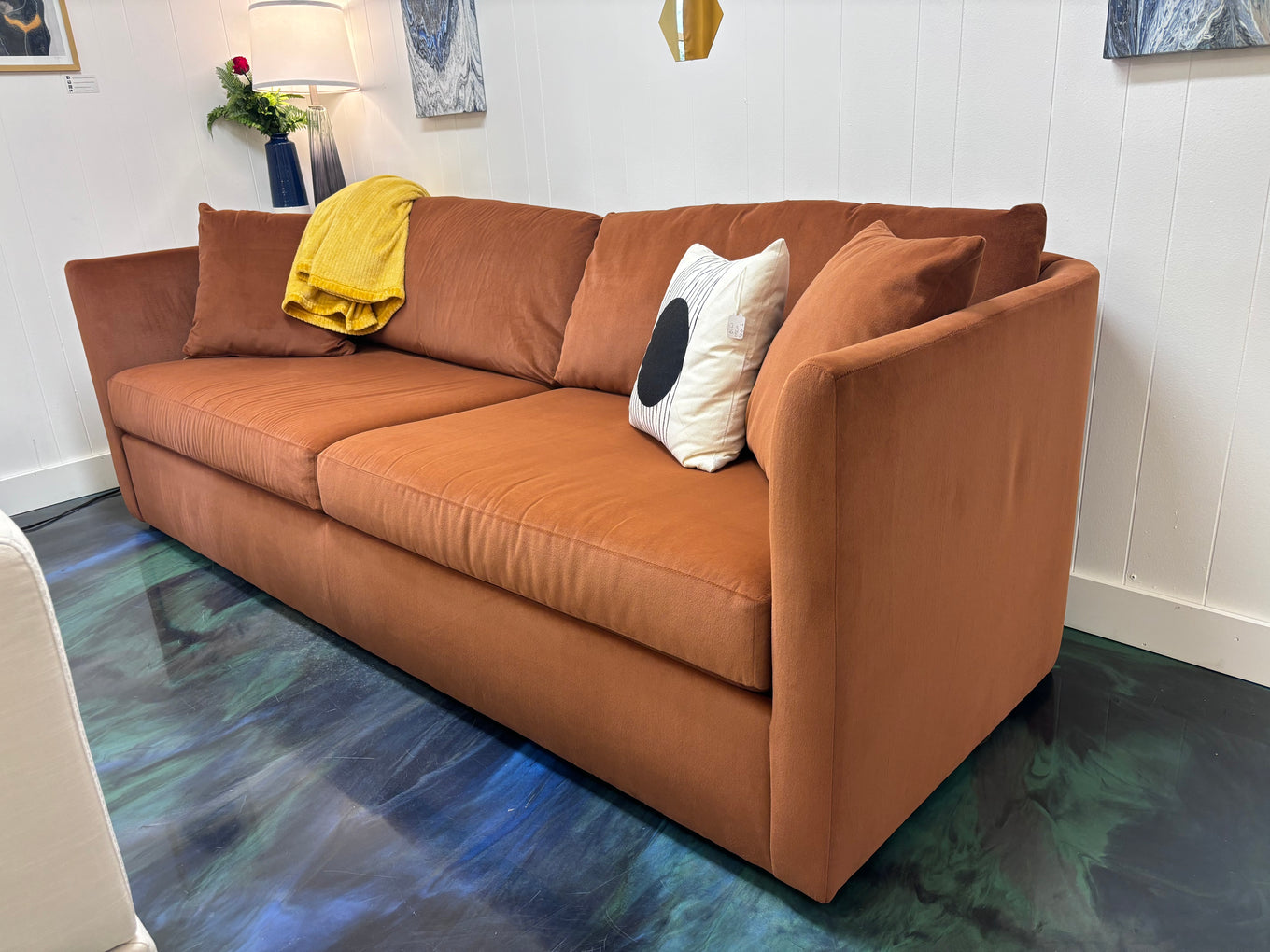 Terracotta Modern Style Sofa