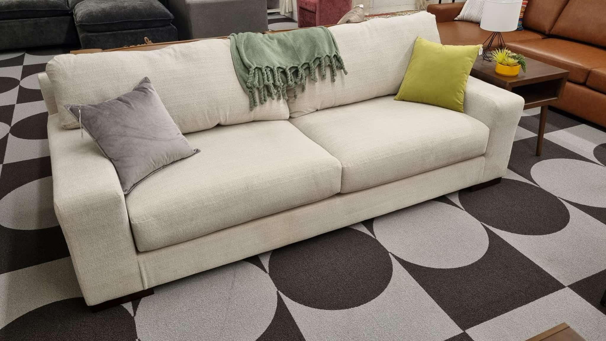 Cream Ashley Furniture Maggie Sofa