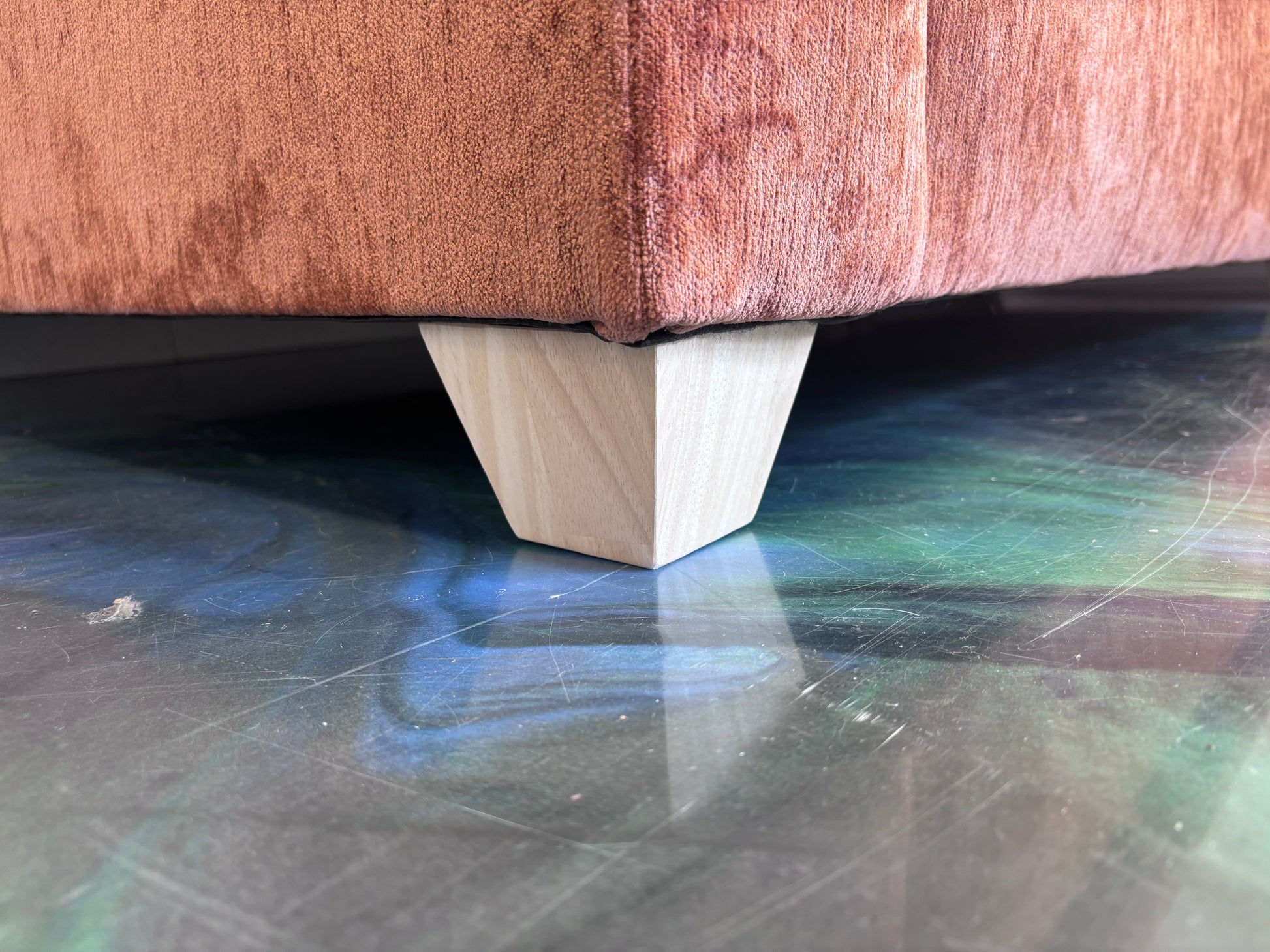 Upgraded Wooden Legs for K&D Sectionals (Set of 8) - Reclaimed Elegance