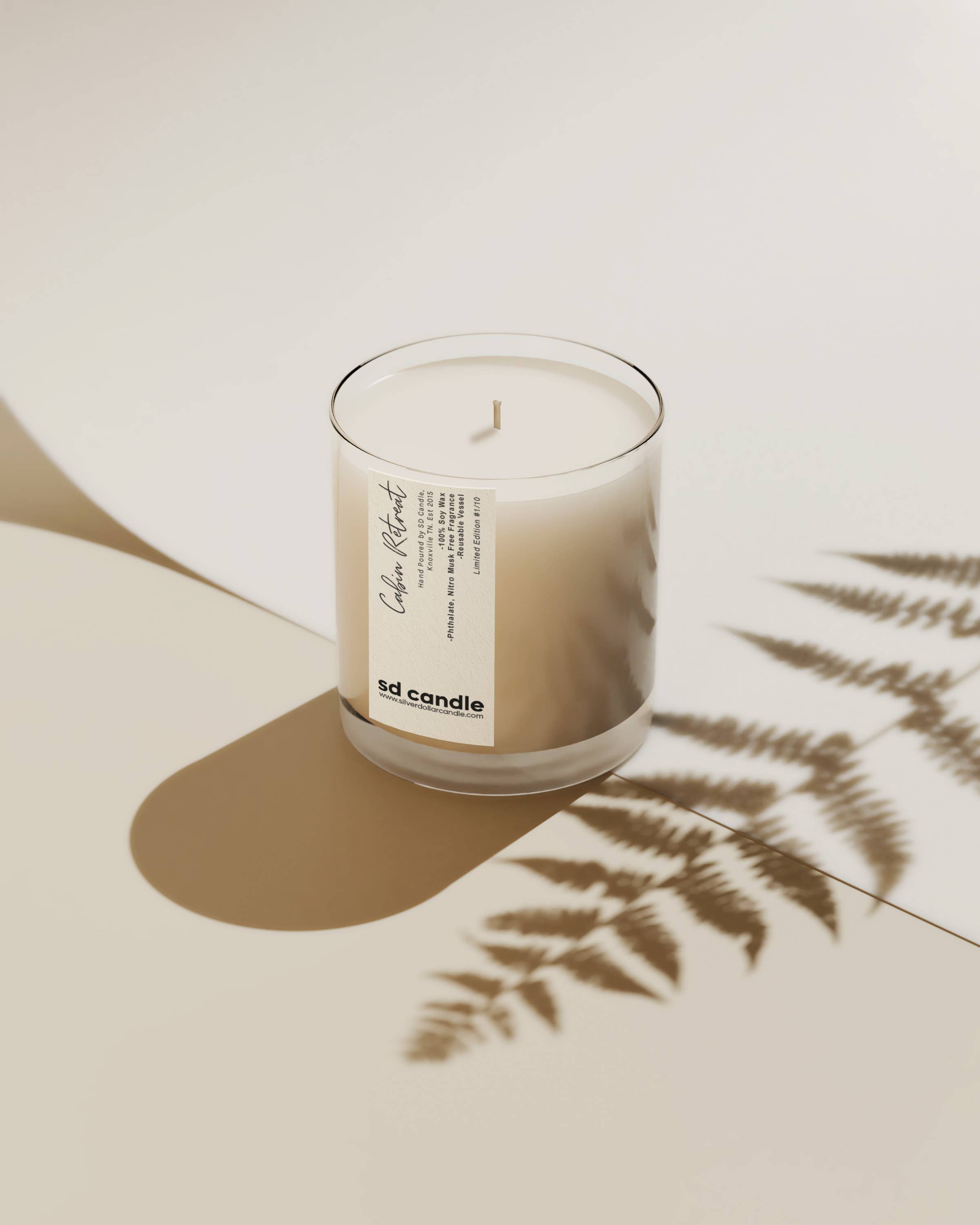 Cabin Retreat | Scented Cotton Wick Candle - 7oz | Woodsy - Reclaimed Elegance