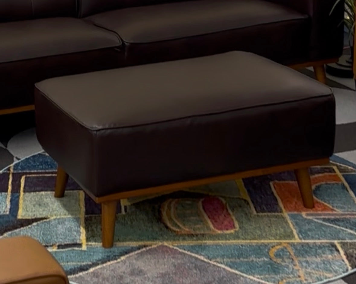 Destiny Vegan Leather Ottoman
