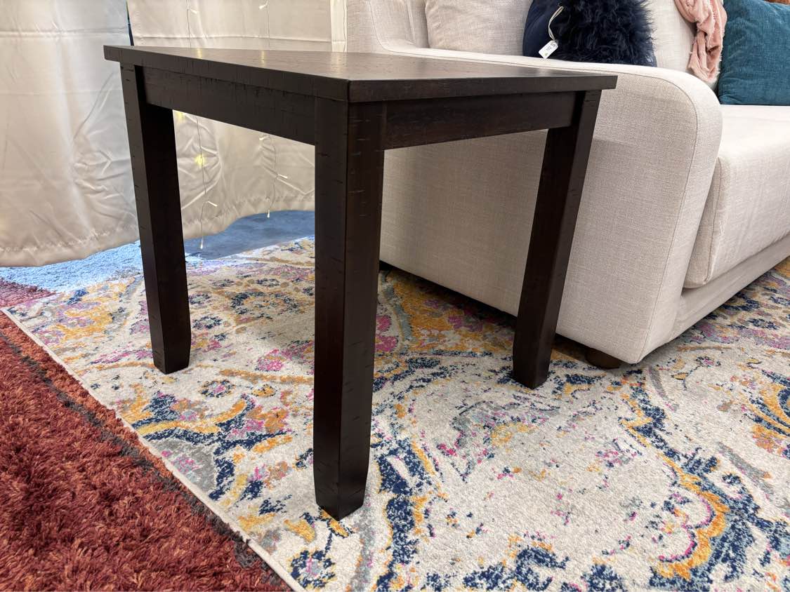 Farmhouse Walnut Jax Coffee & End Table Set - Reclaimed Elegance