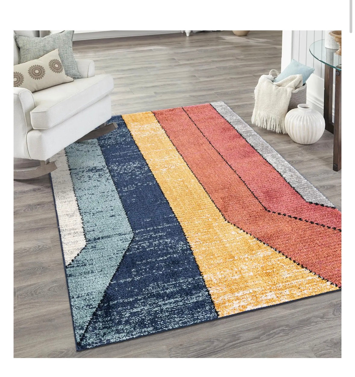 Multi 7'10x10' Tagine Rectangle Rug - Reclaimed Elegance