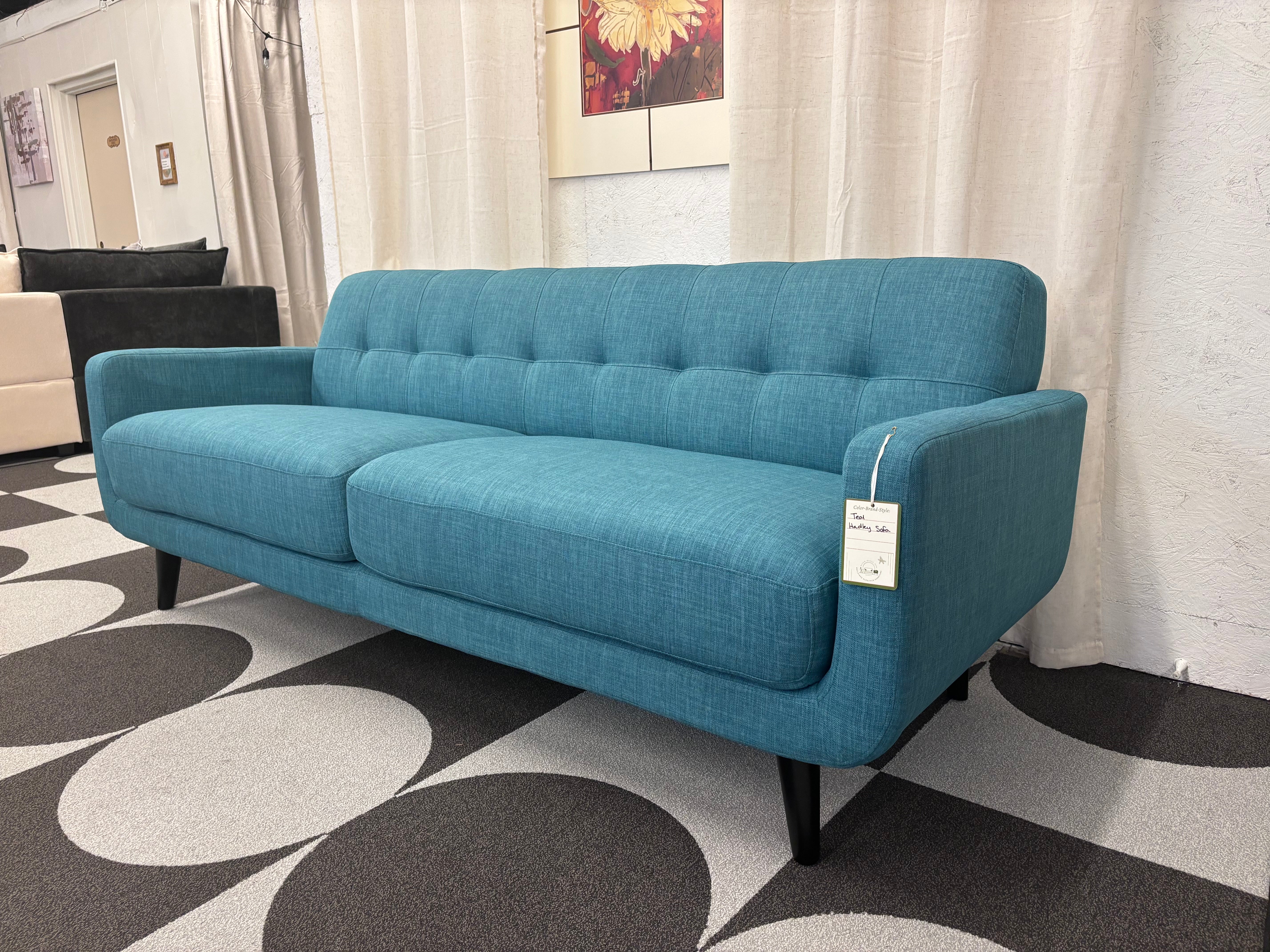 Teal Hadley Sofa