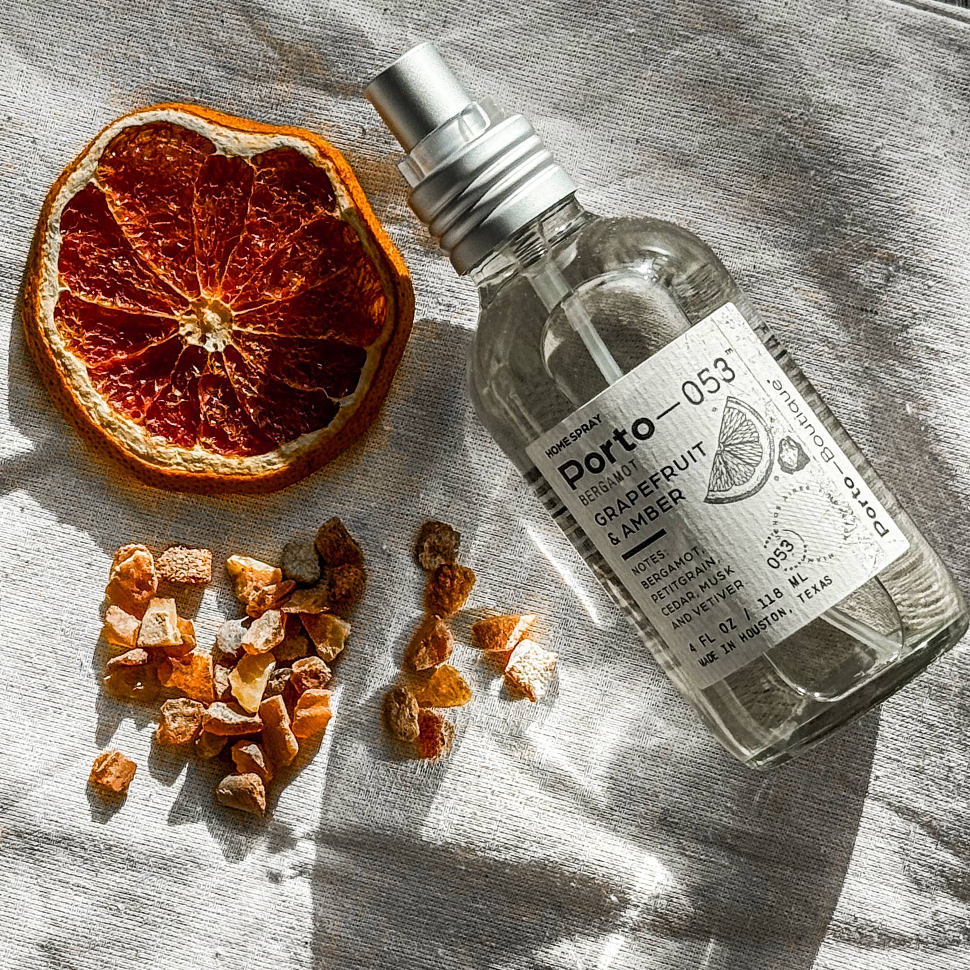 Bergamot, Grapefruit & Amber Porto 053 Home & Linen Mist - Reclaimed Elegance