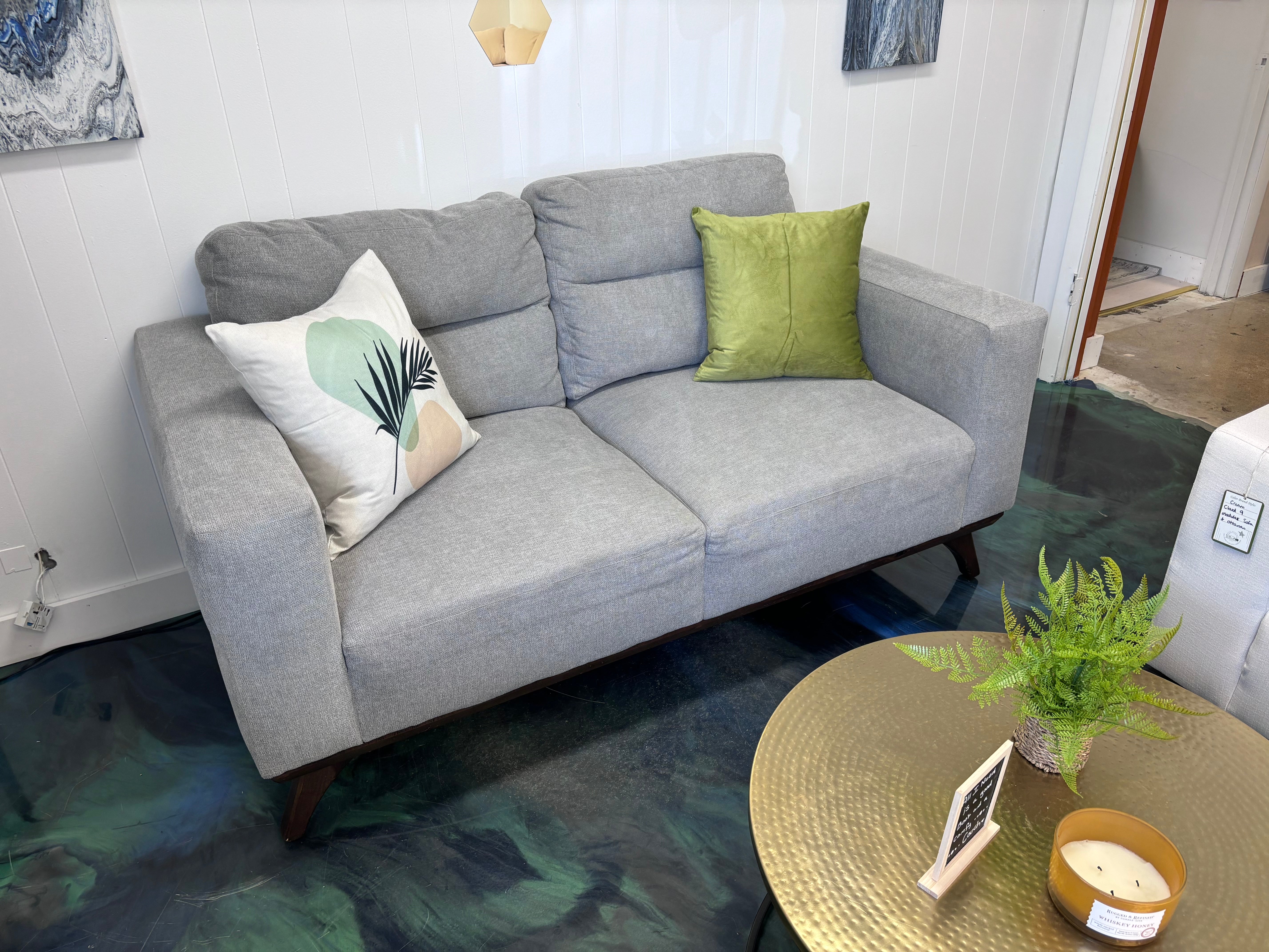 Light Grey Nero Lupo MCM Loveseat