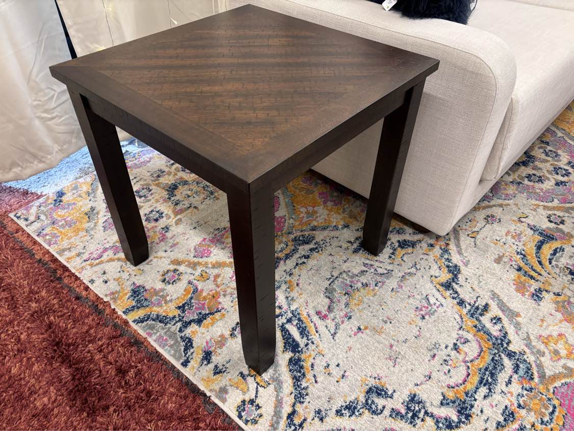 Farmhouse Walnut Jax Coffee & End Table Set - Reclaimed Elegance