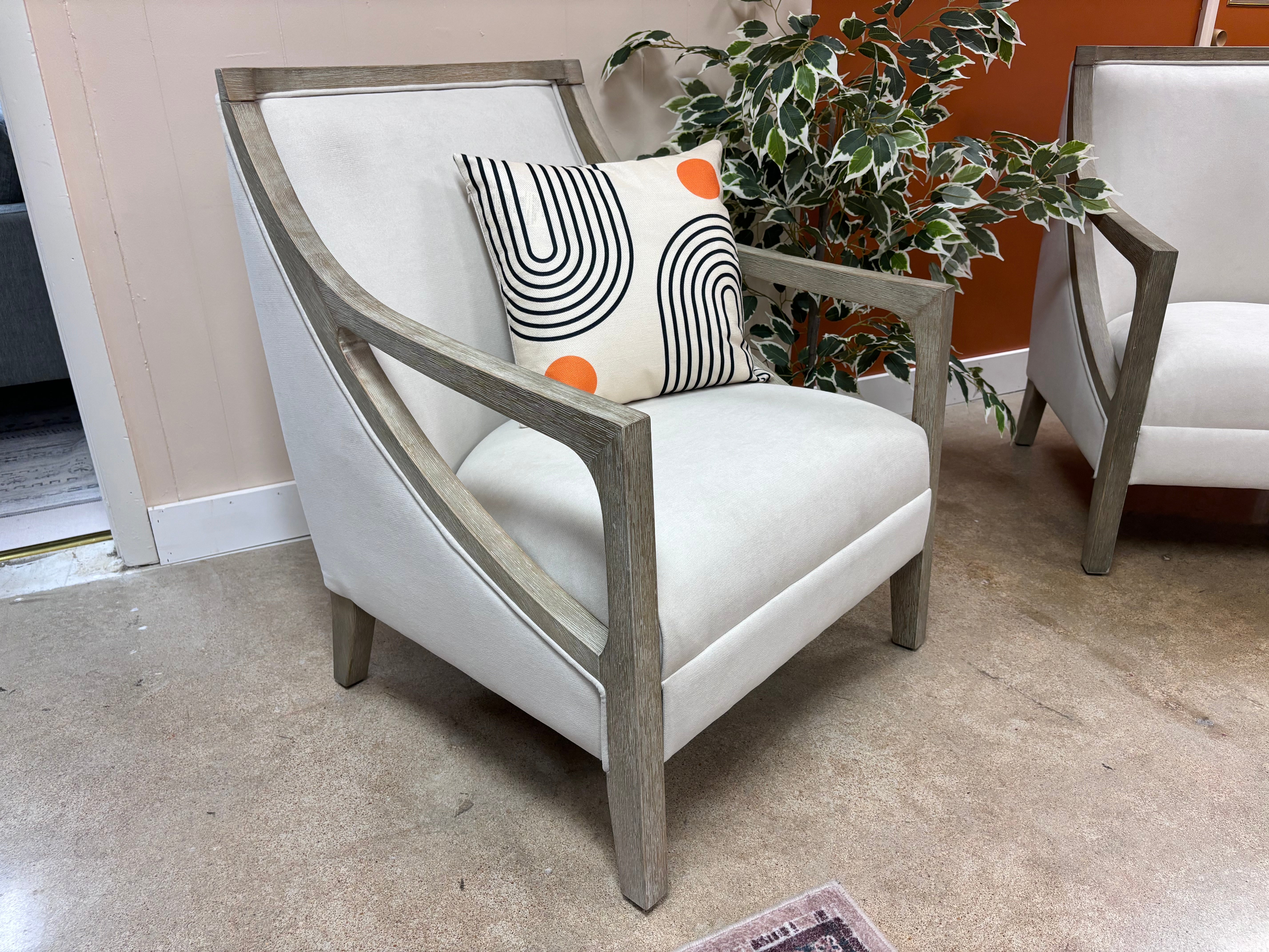 Cool Cream Hopkins Armchair