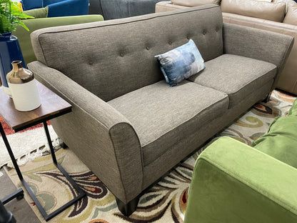 Cholocate Haverty’s MCM Sofa