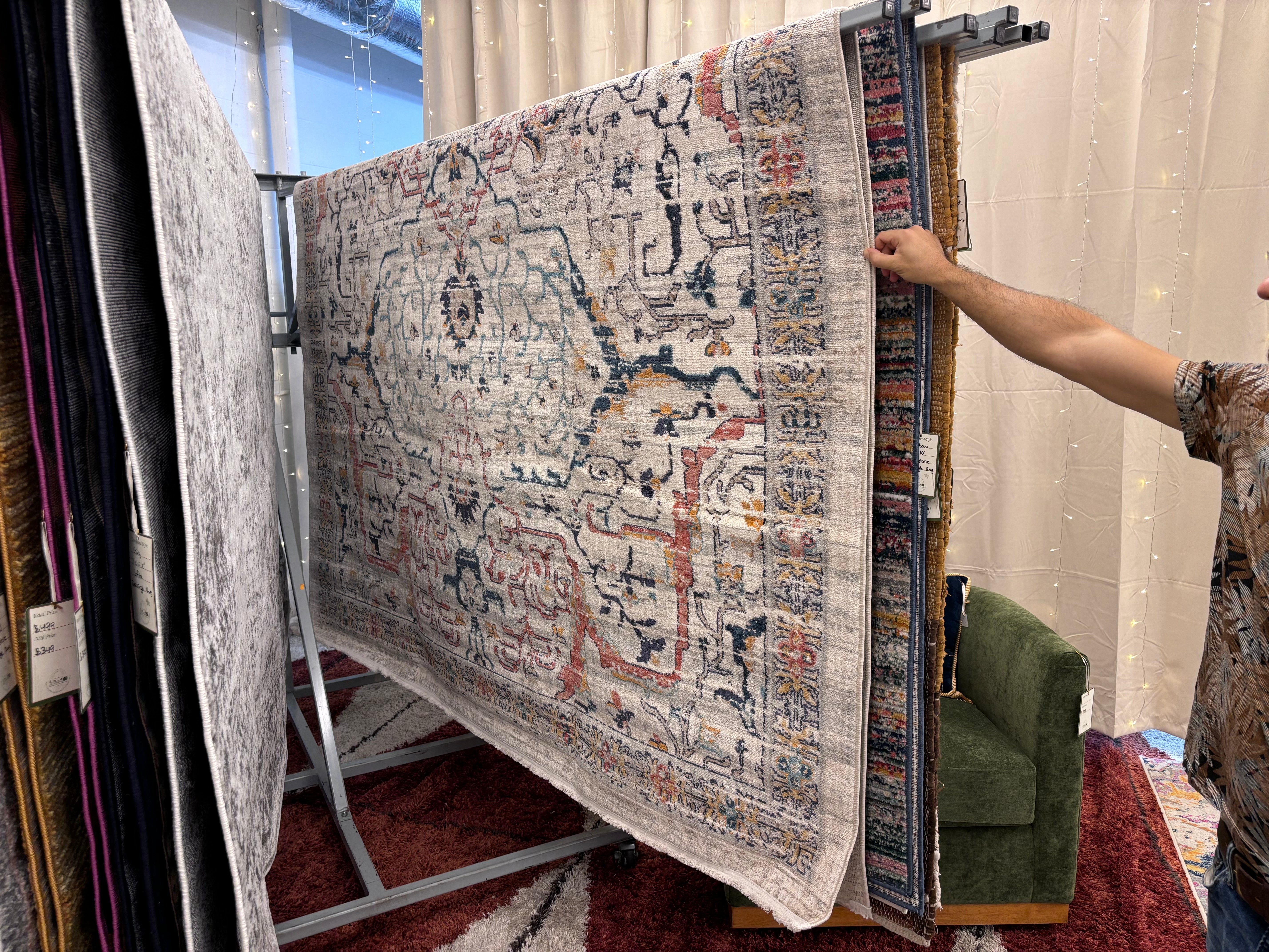 Ivory 7'10x10' Lola Rectangle Rug