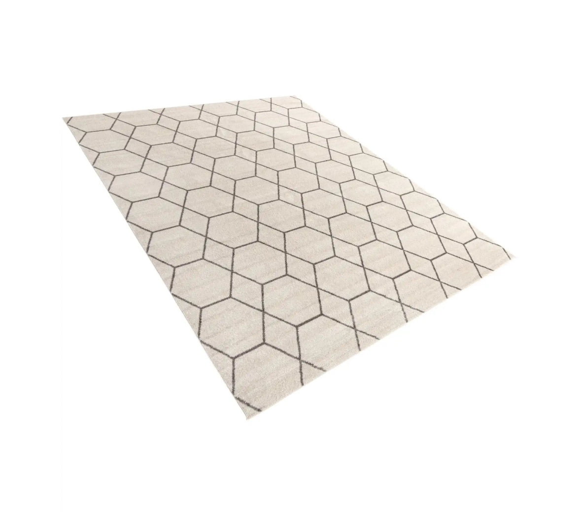 Ivory 7'10x10' Trellis Frieze Rectangle Rug - Reclaimed Elegance