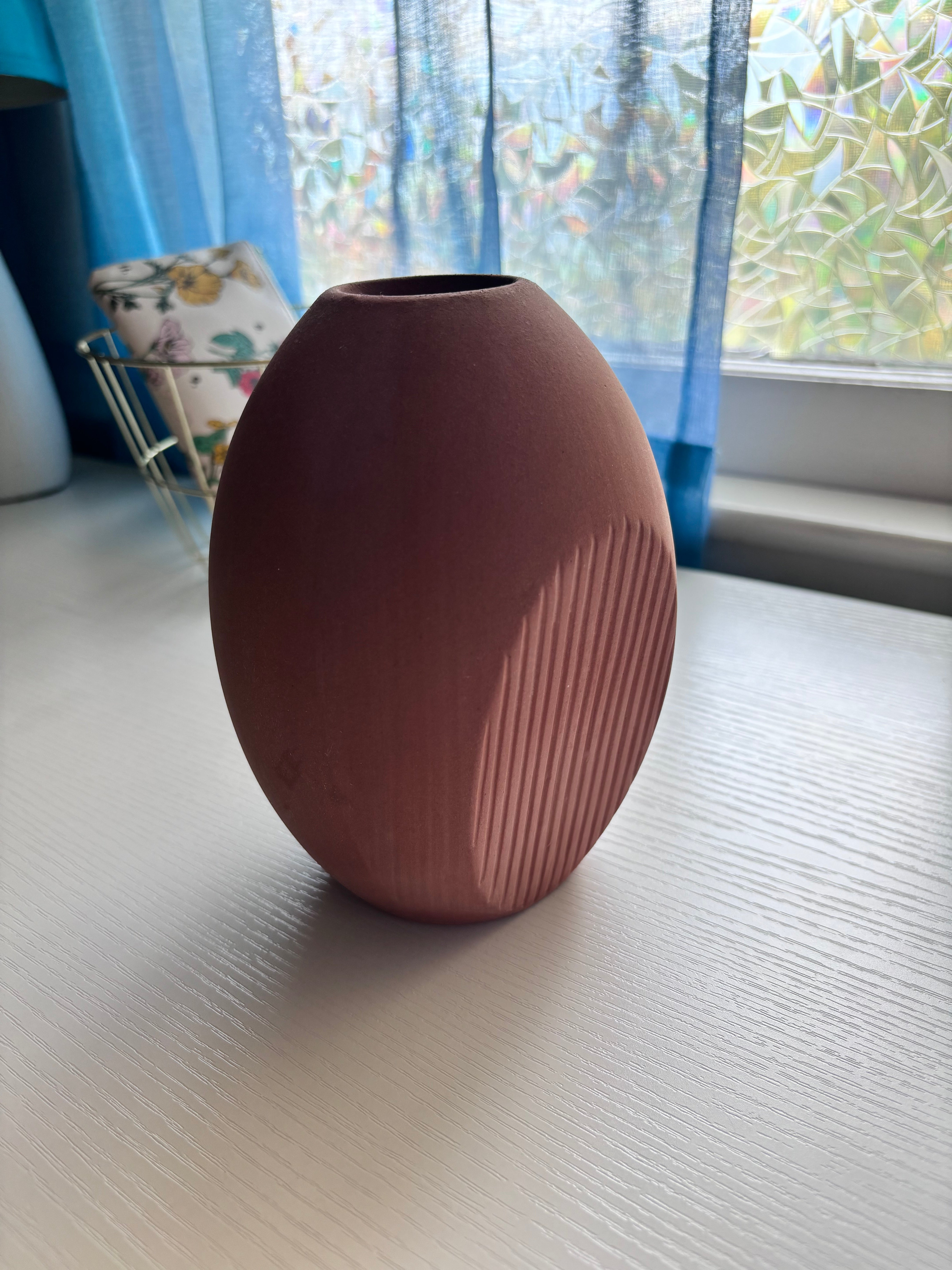 Red Clay Vase