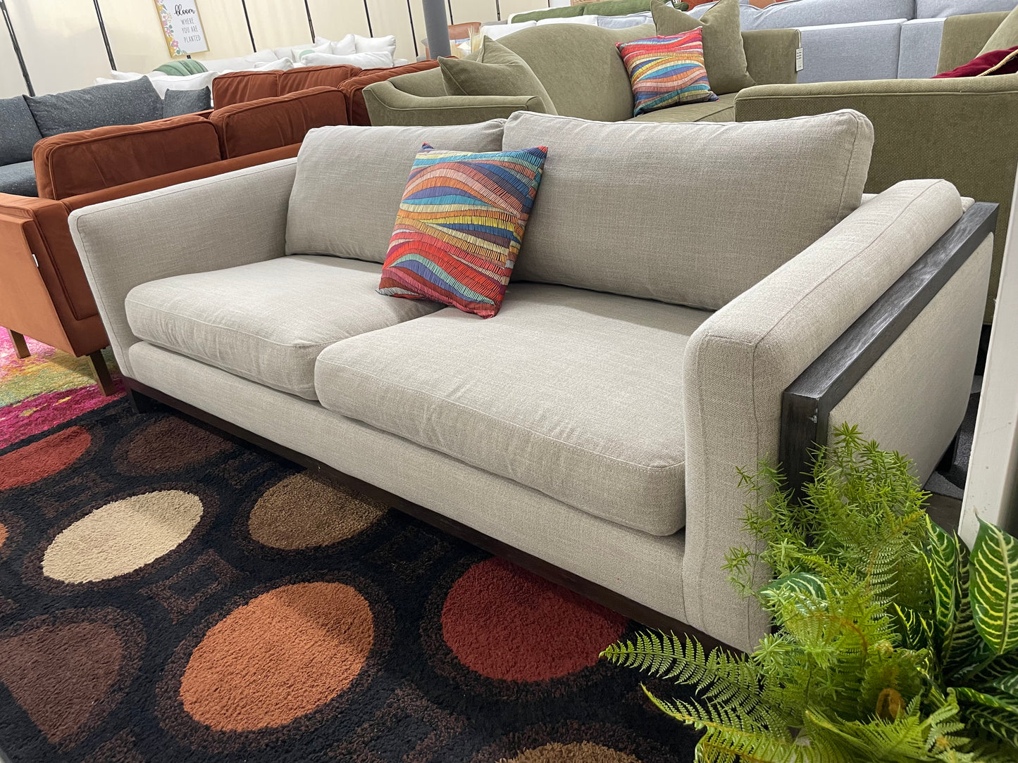 Cool Beige American Signature Sofa