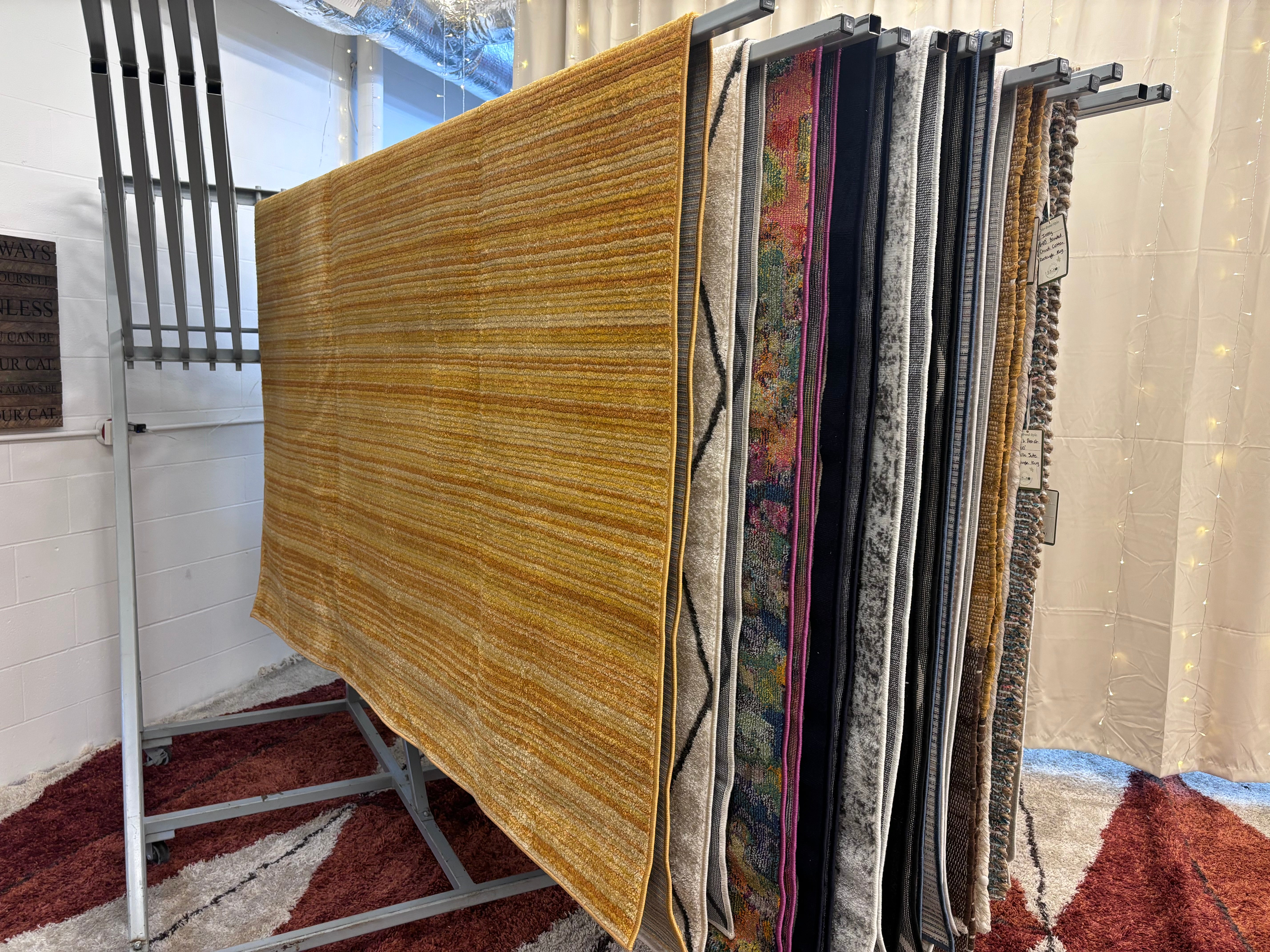 Yellow 7'10x10' Gemstone Rectangle Rug