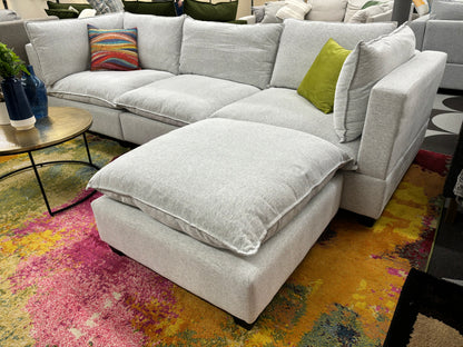 Pastel Grey SKY Modular Cloud Sofa + Ottoman