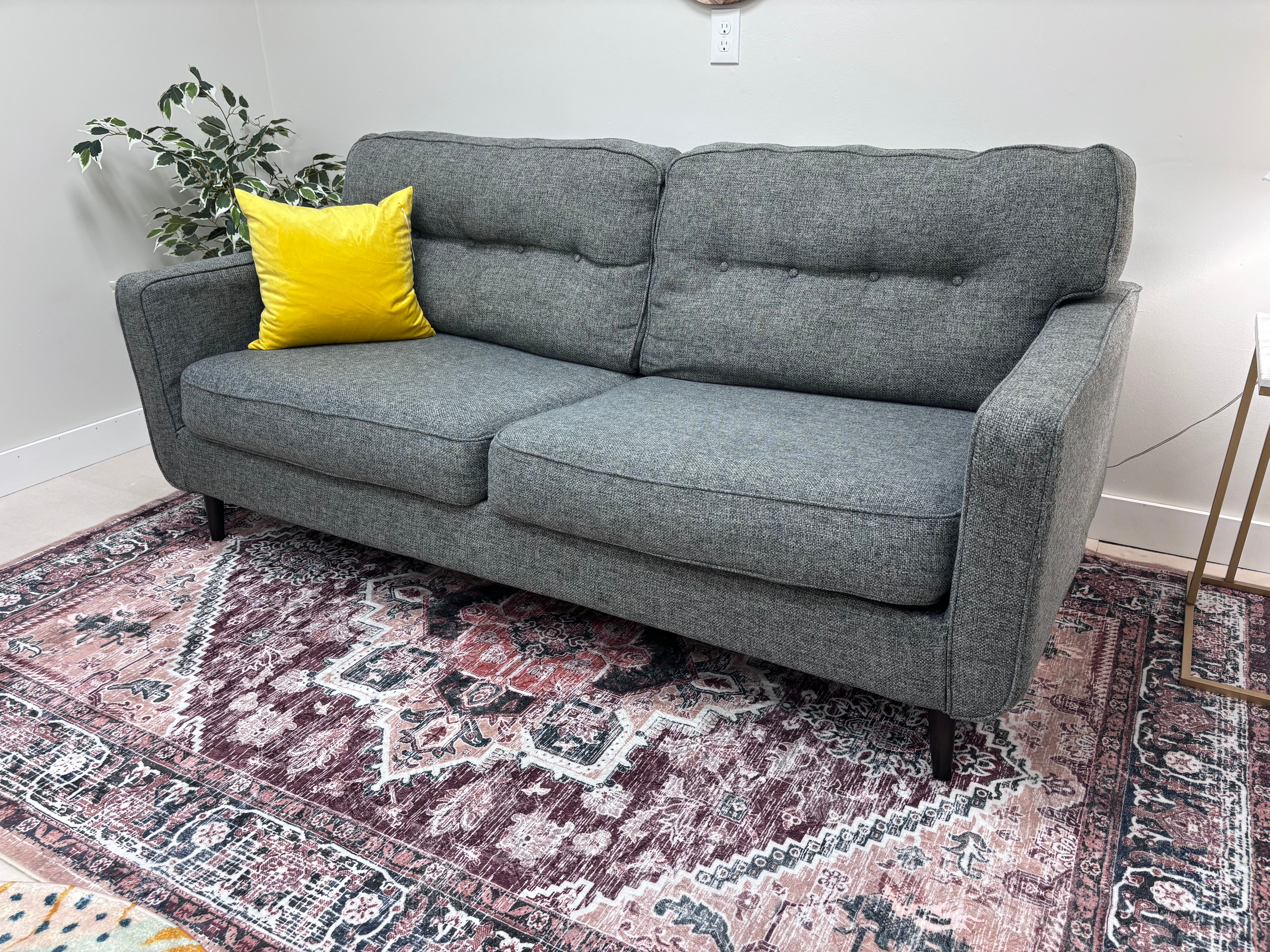 Dark Grey Ashley Zardoni Sofa