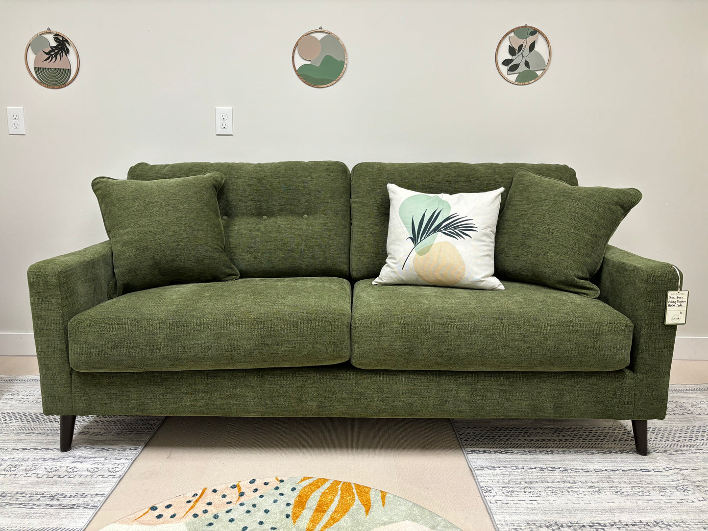 Olive Green Ashley Furniture Bixler Sofa