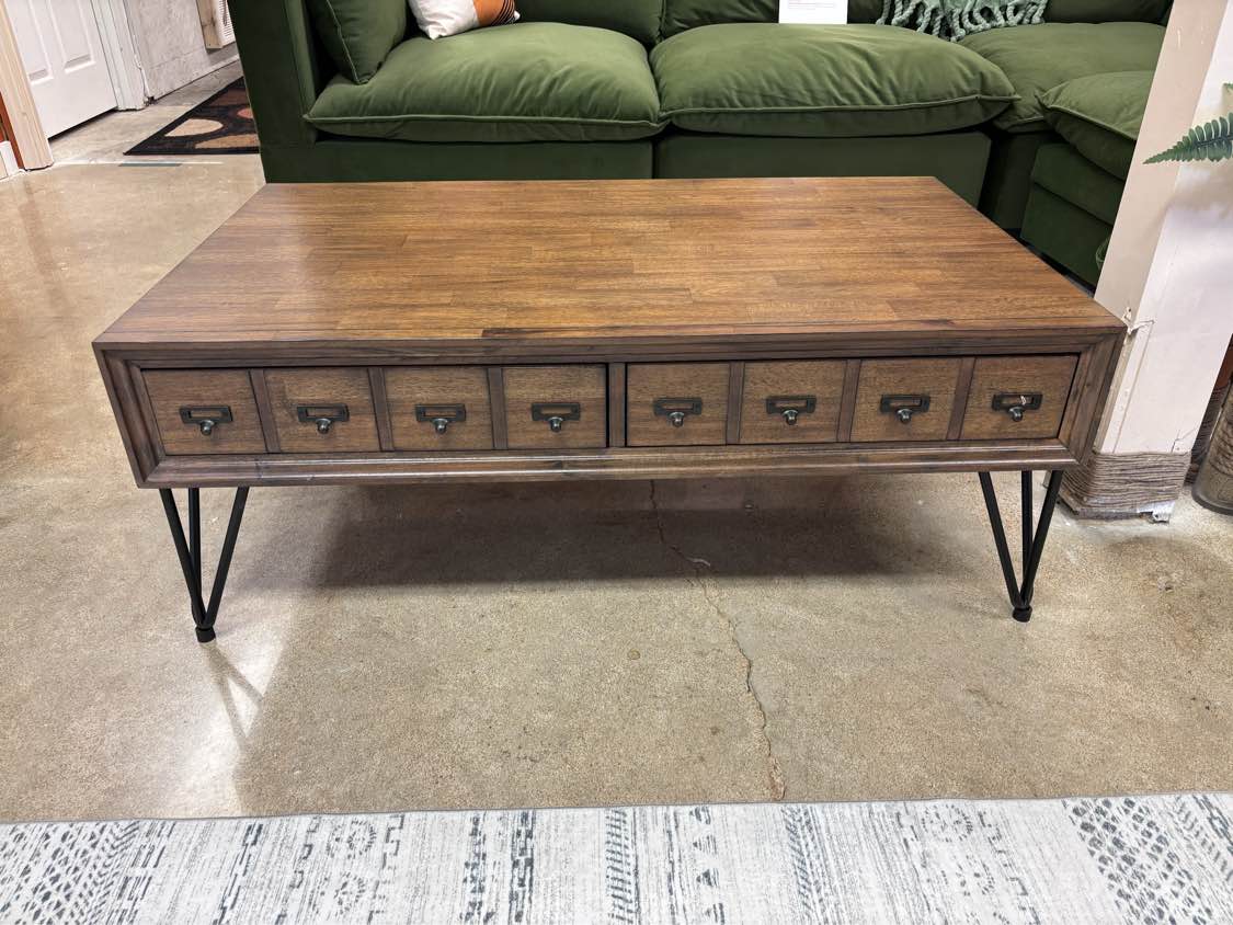 Walnut Boone Coffee Table - Reclaimed Elegance